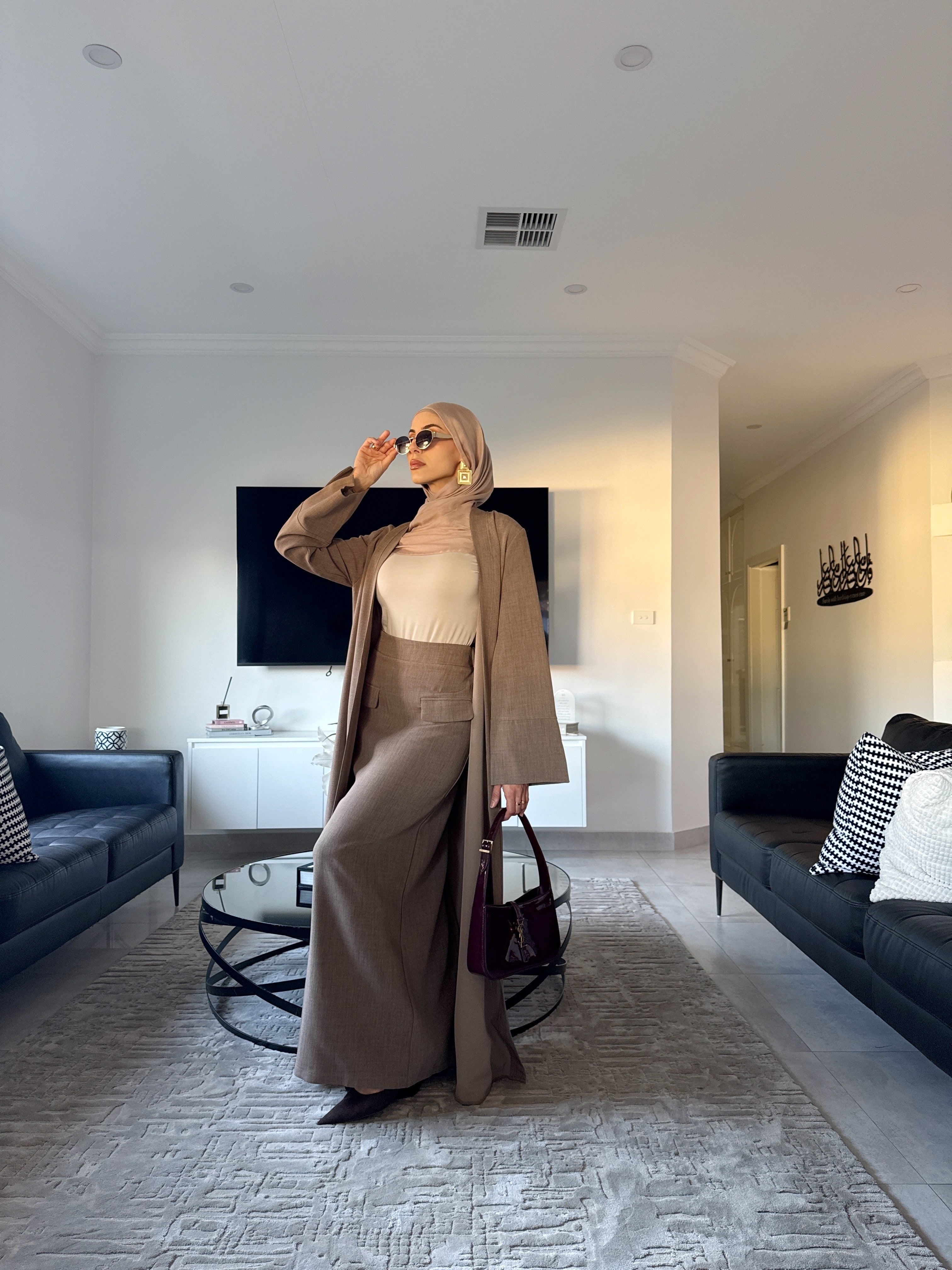 Tasmia Cape and Skirt set