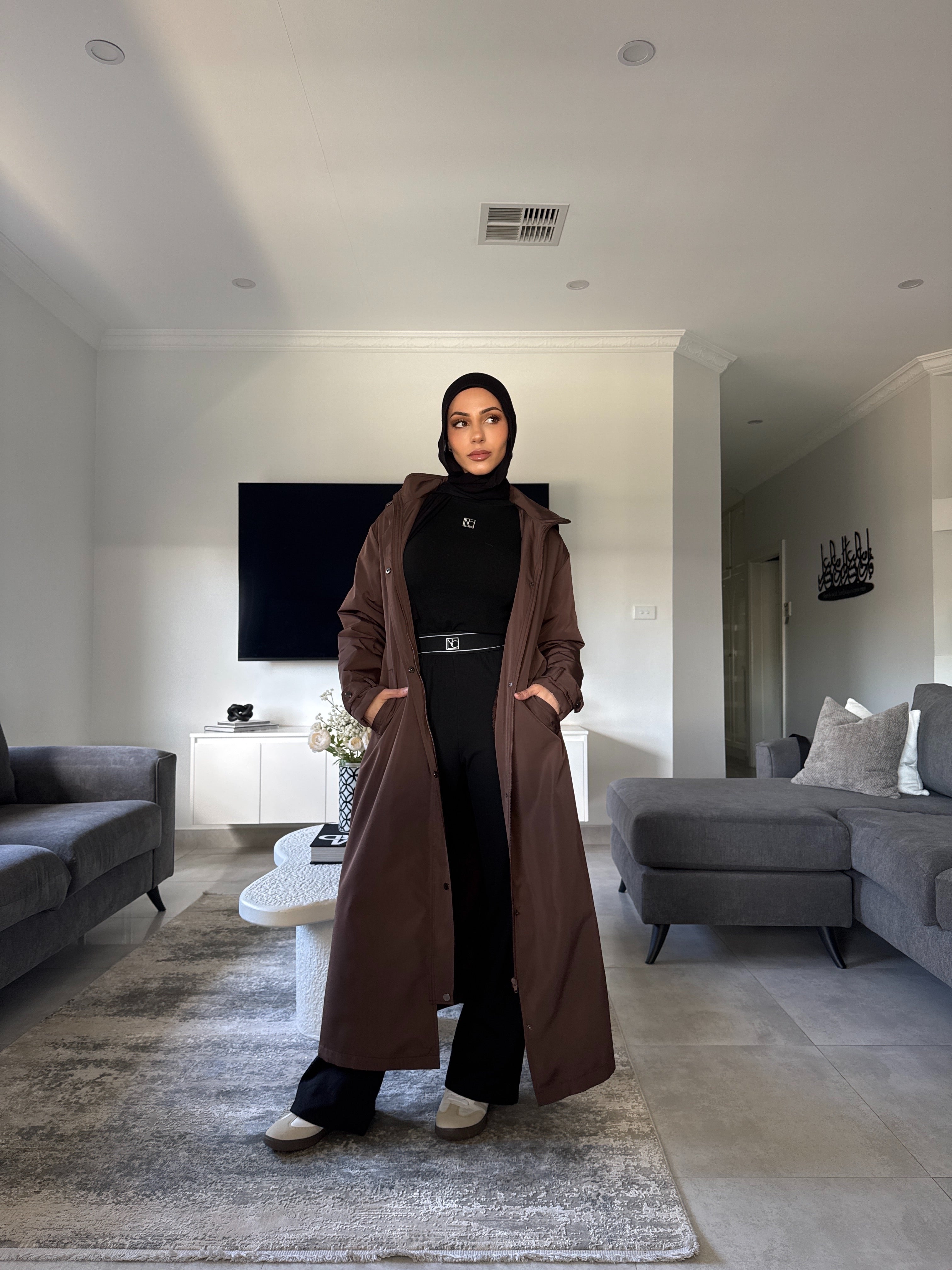 Tessa fleece trench