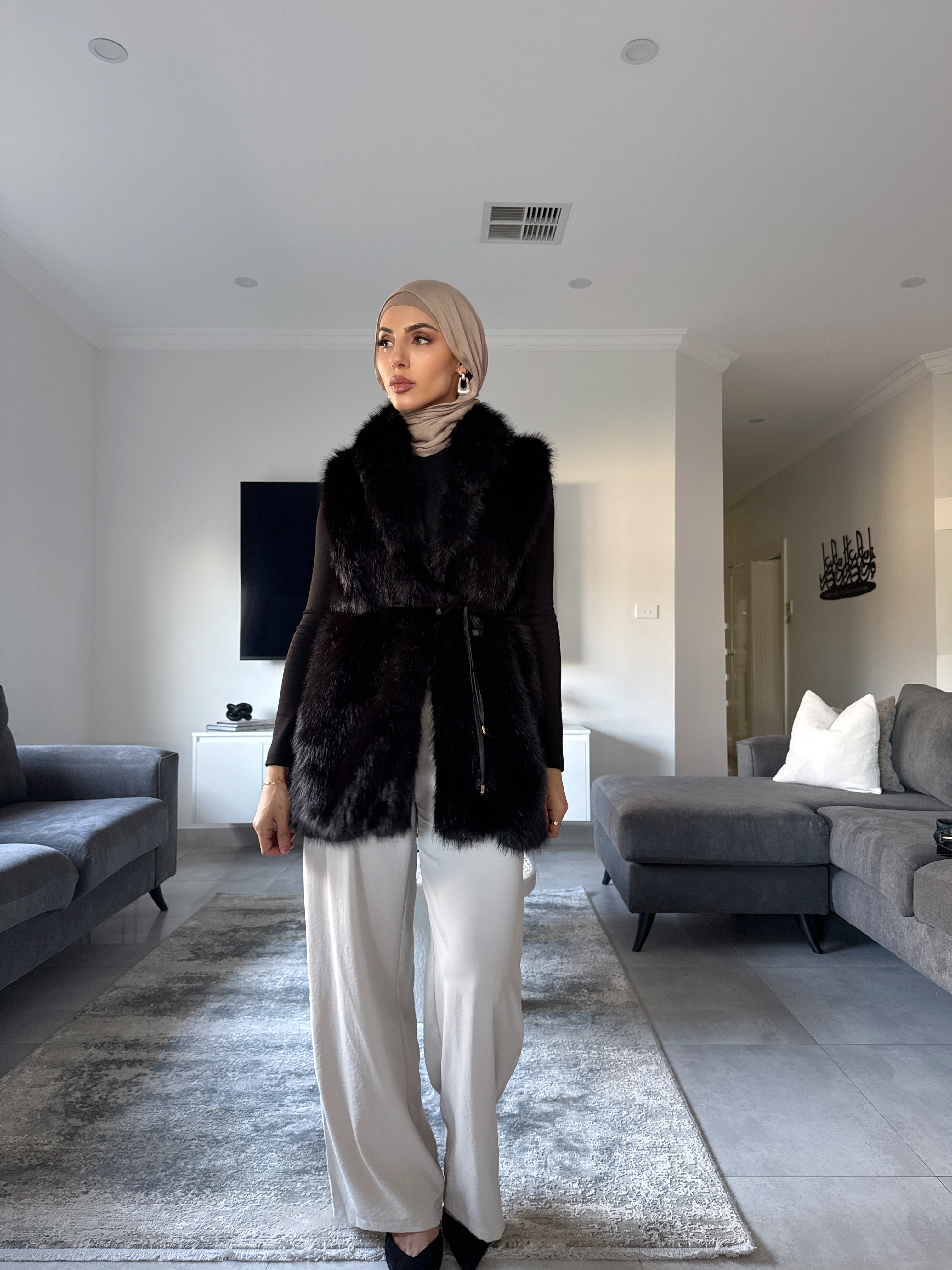 Bella Faux Fur Vest