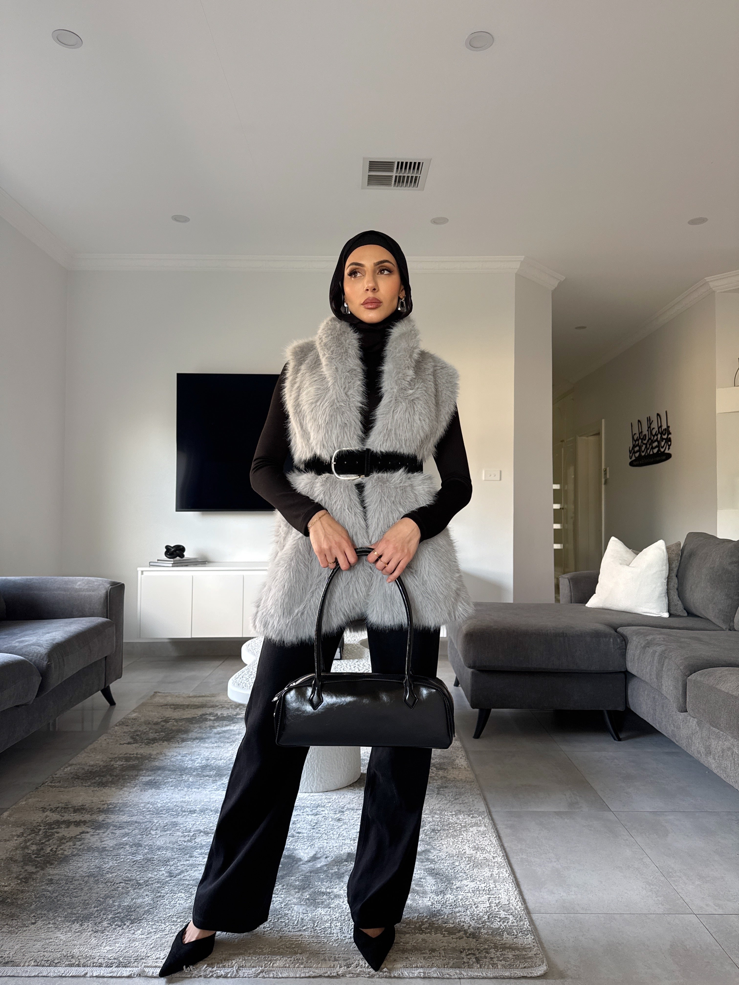 Bella Faux Fur Vest