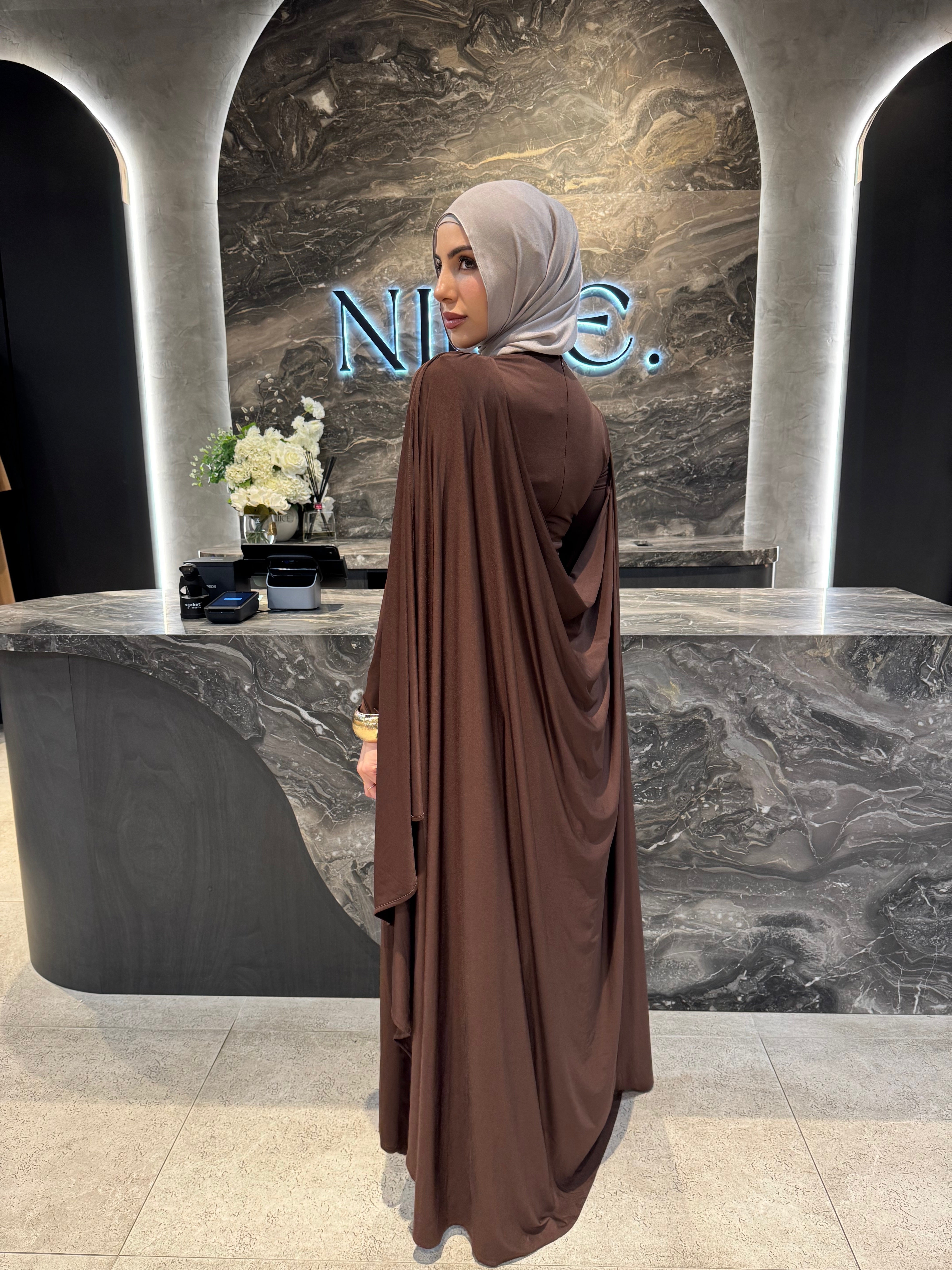 Elena cape dress