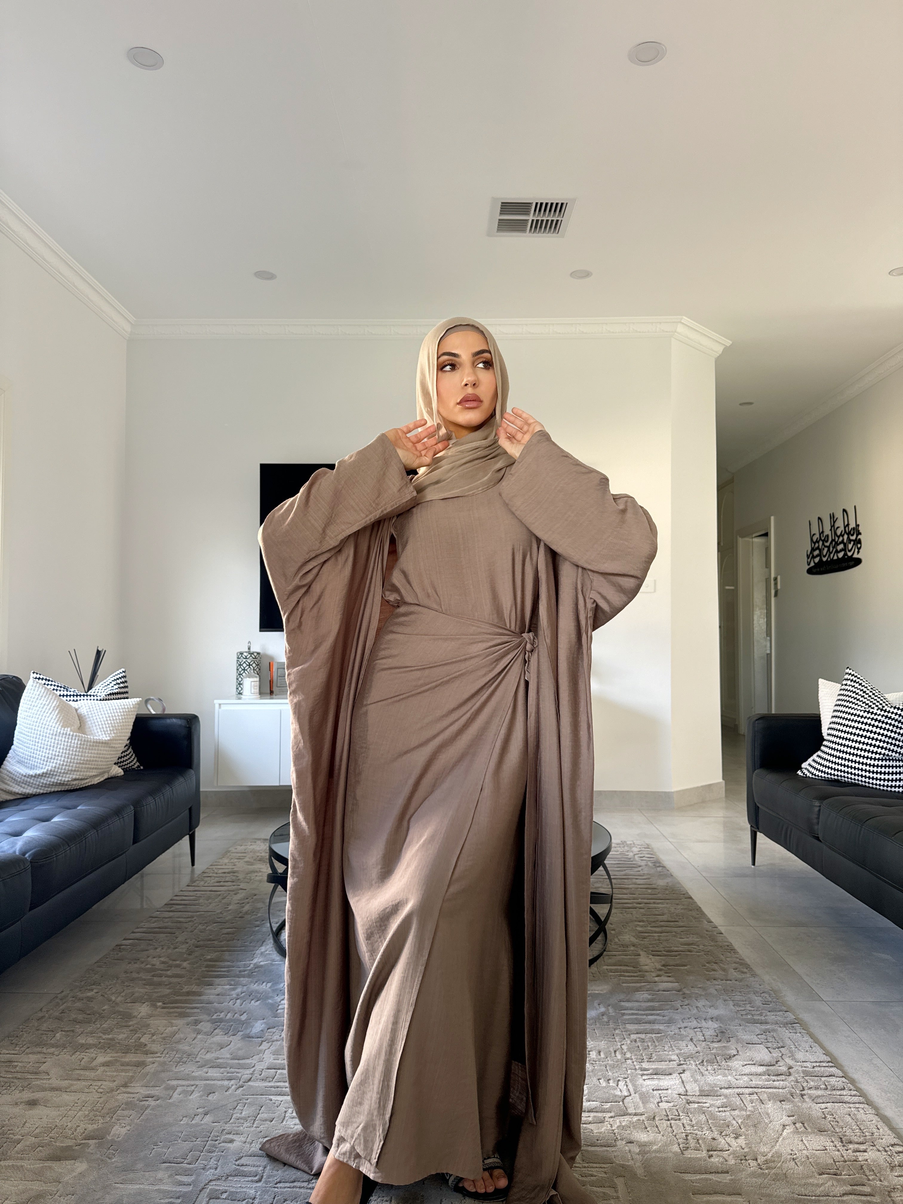 Dunya 3 piece abaya set