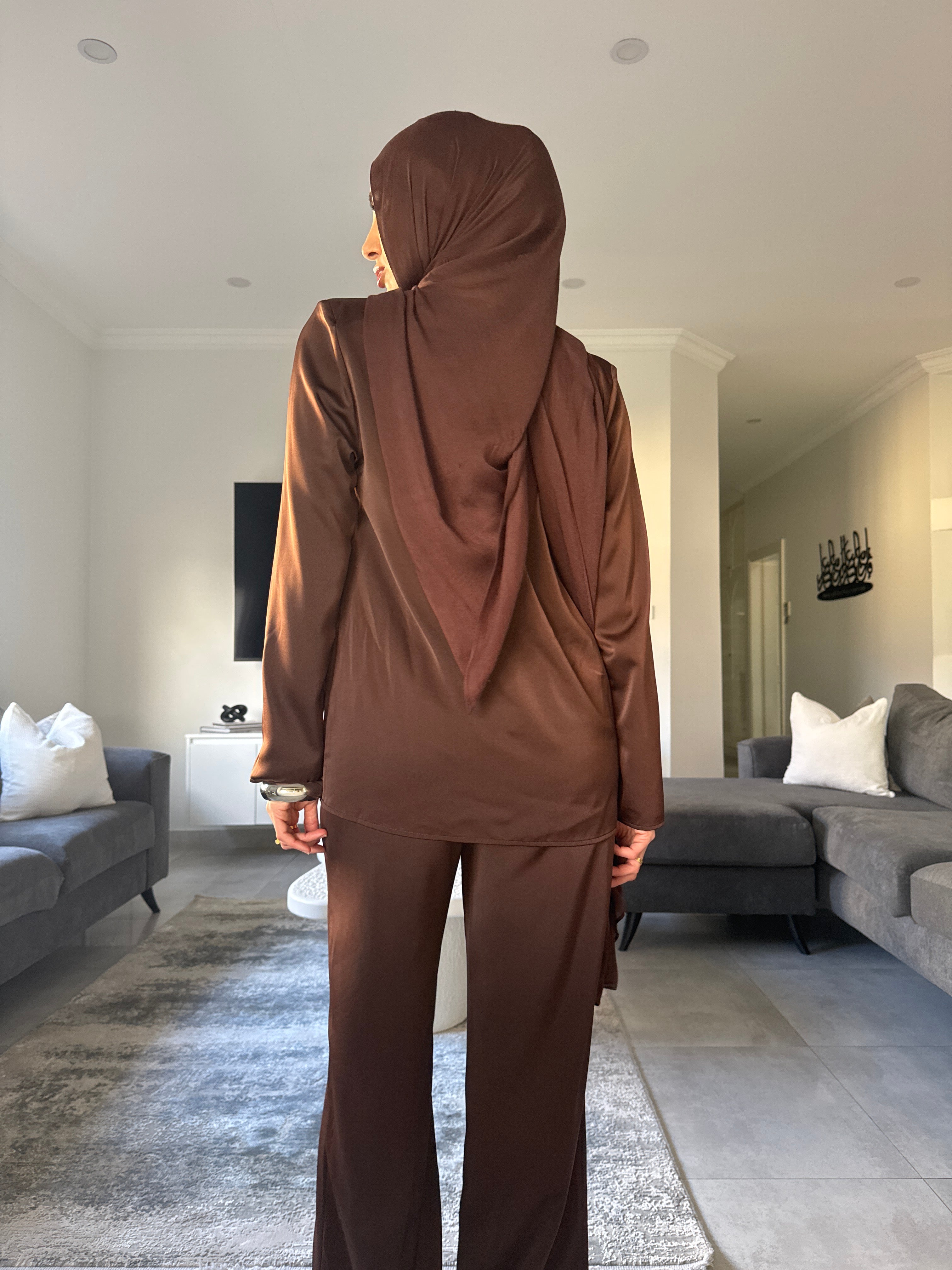 Sakina 3 piece satin set
