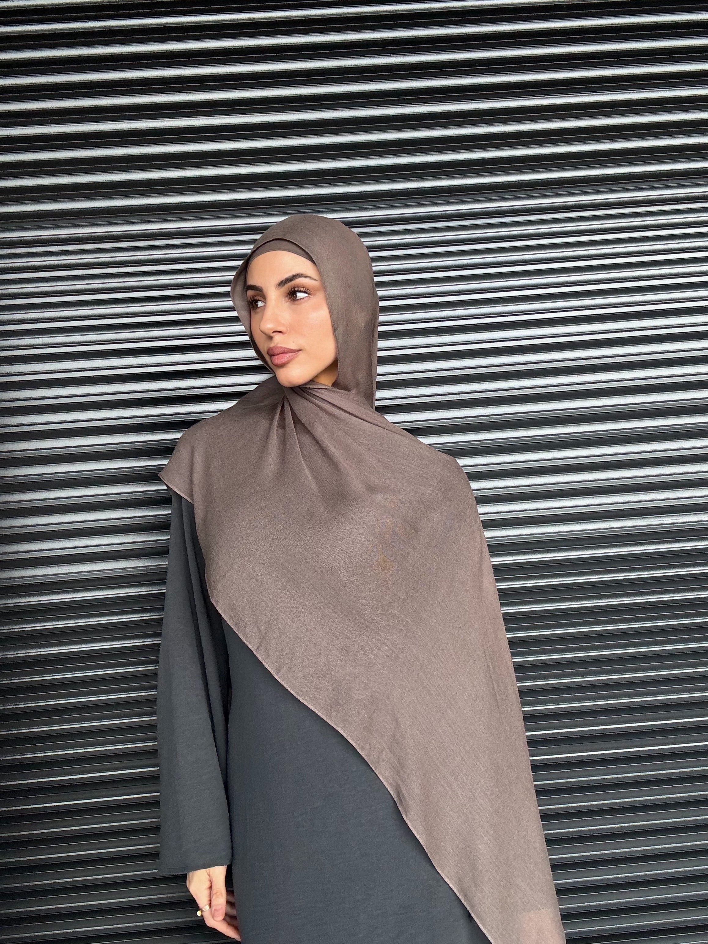 Modal Single Stitch Hijab Set #130
