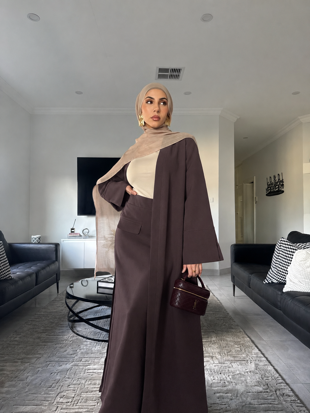 Tasmia Cape and Skirt set