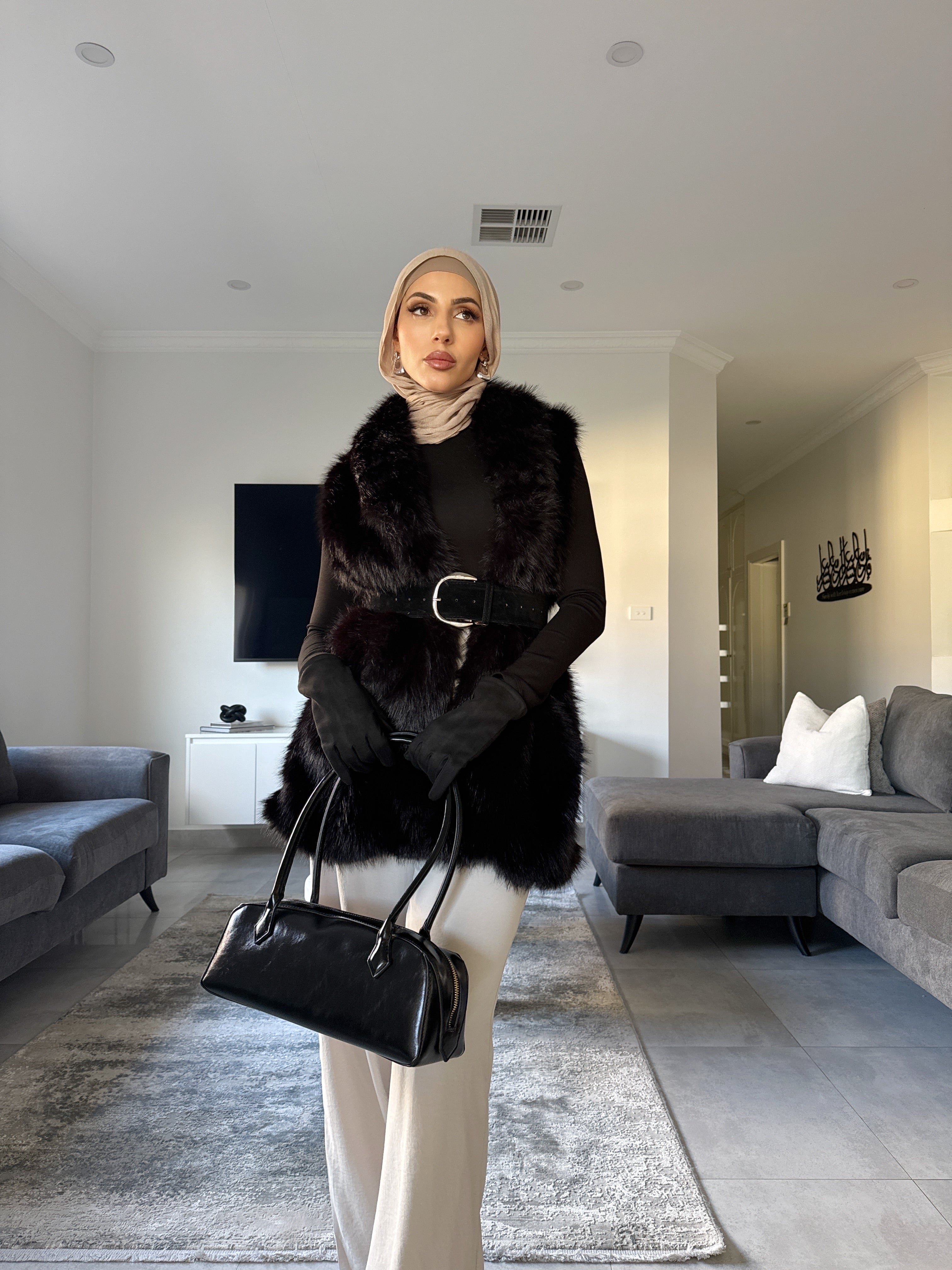 Bella Faux Fur Vest