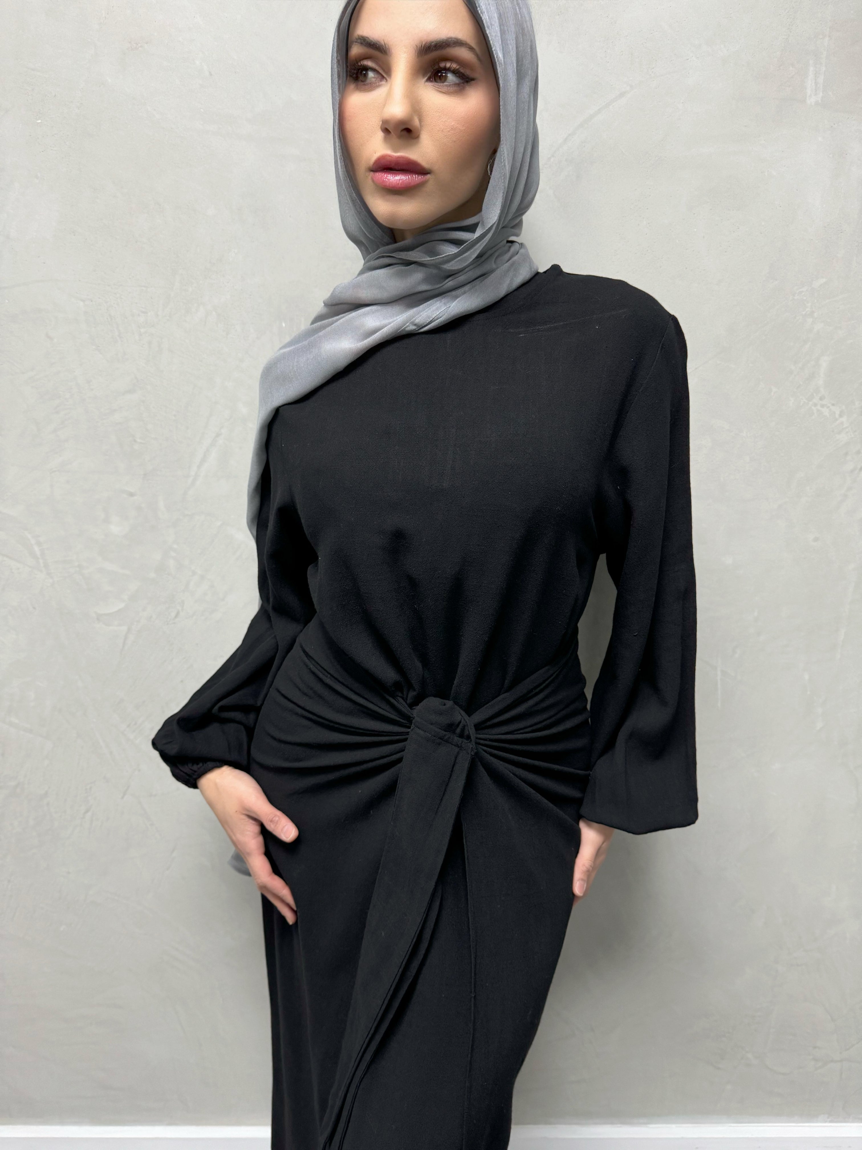 Raneem linen dress