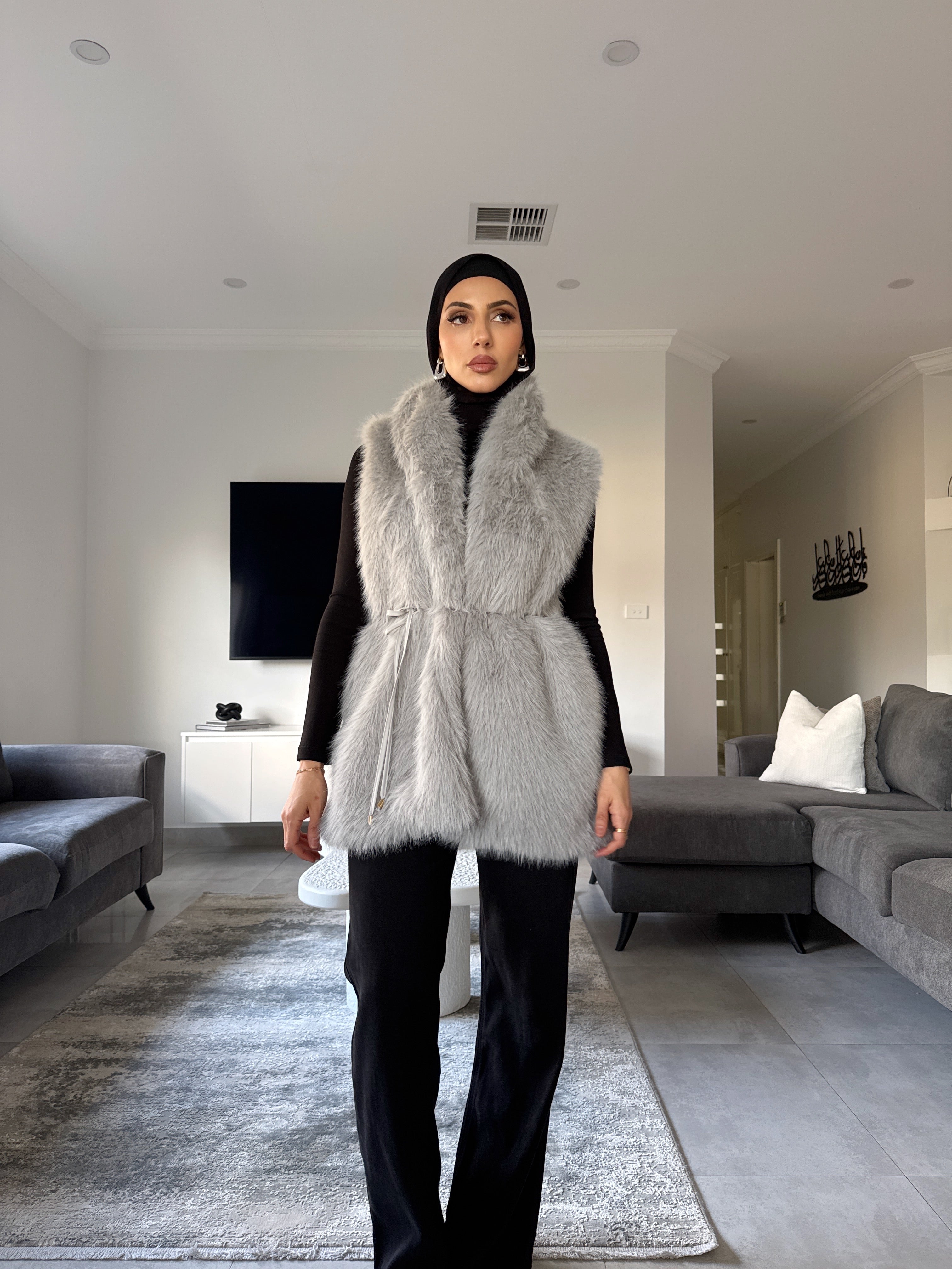 Bella Faux Fur Vest