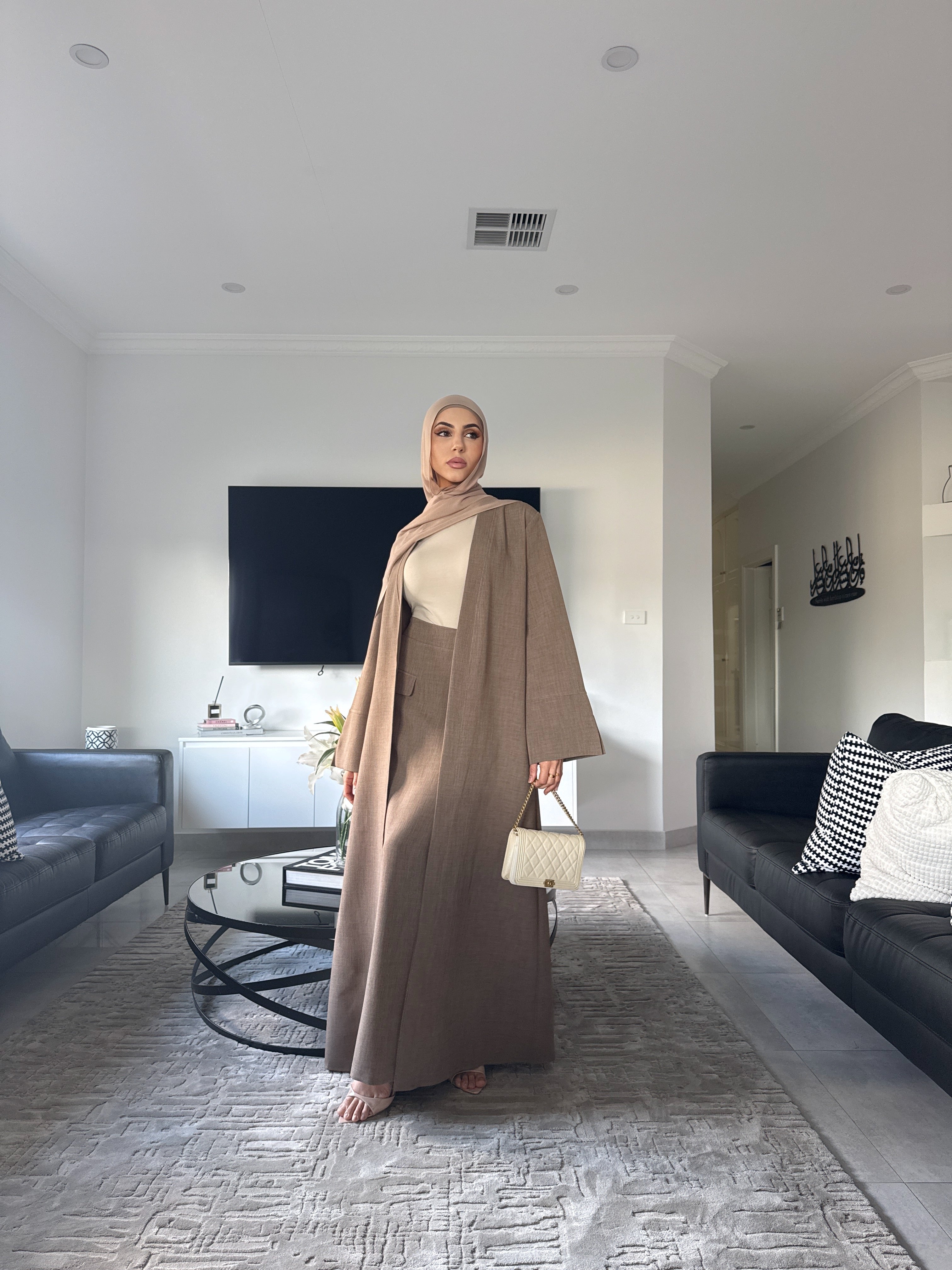 Tasmia Cape and Skirt set