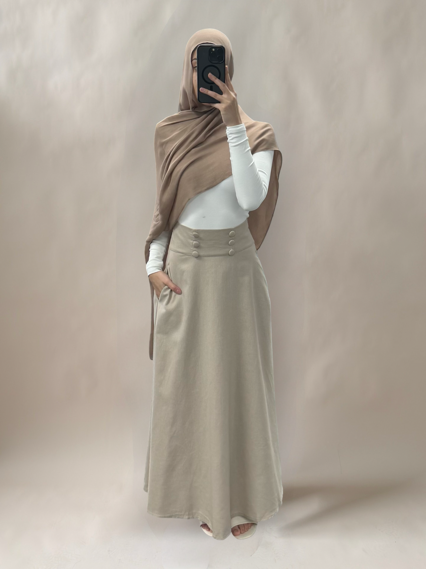 Sabrina Linen Skirt