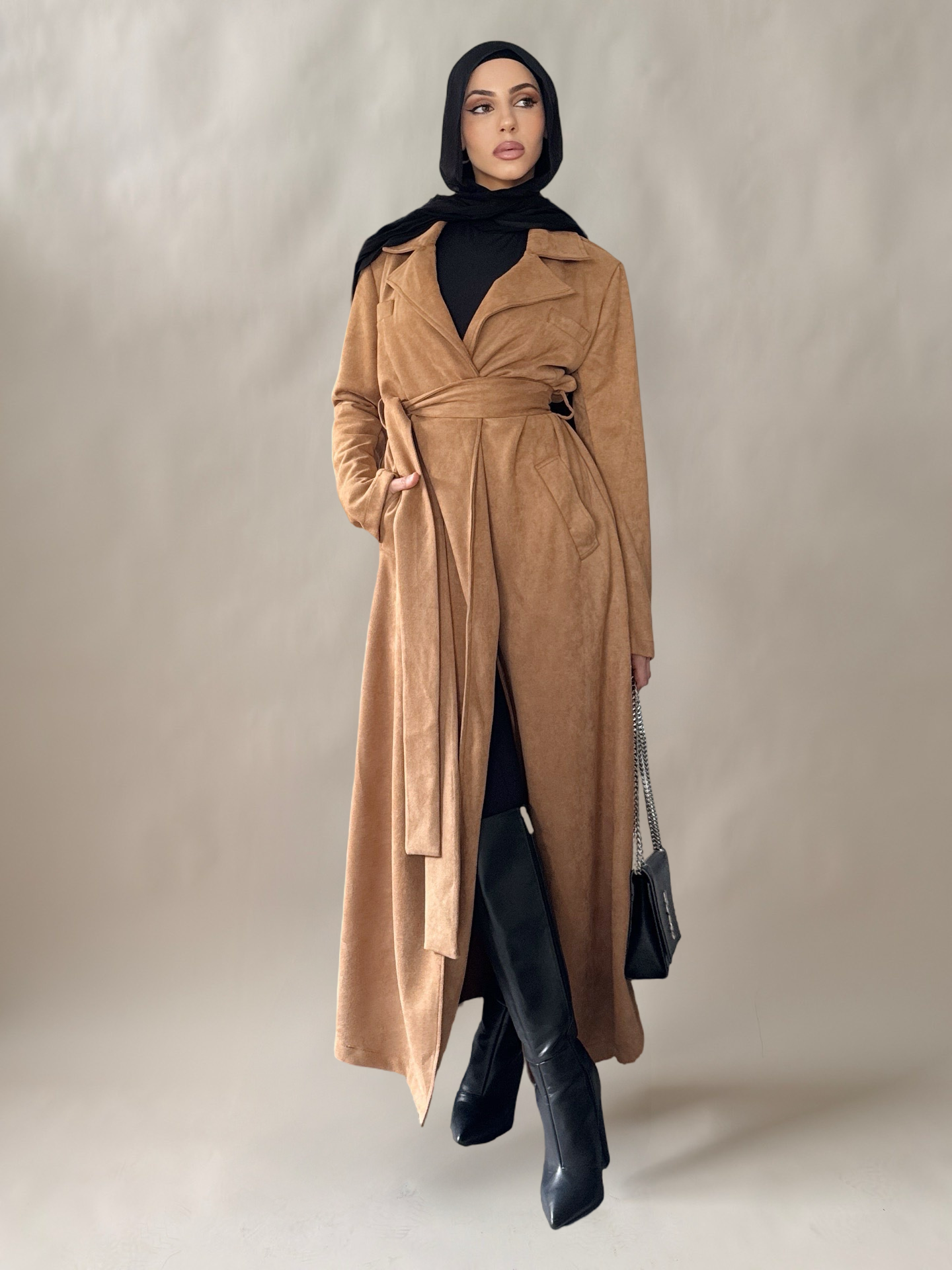 Selena Suede coat