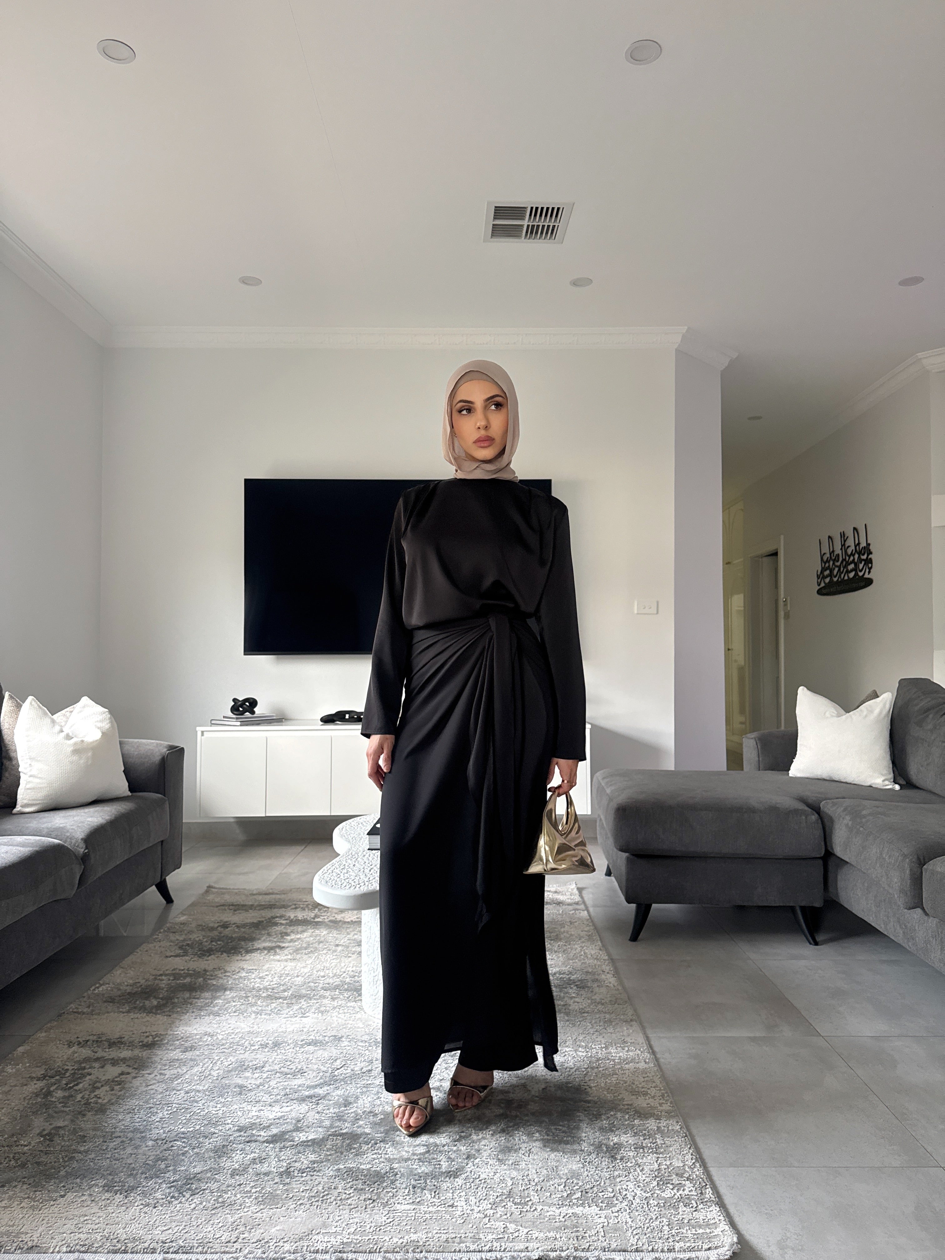Sakina 3 piece satin set