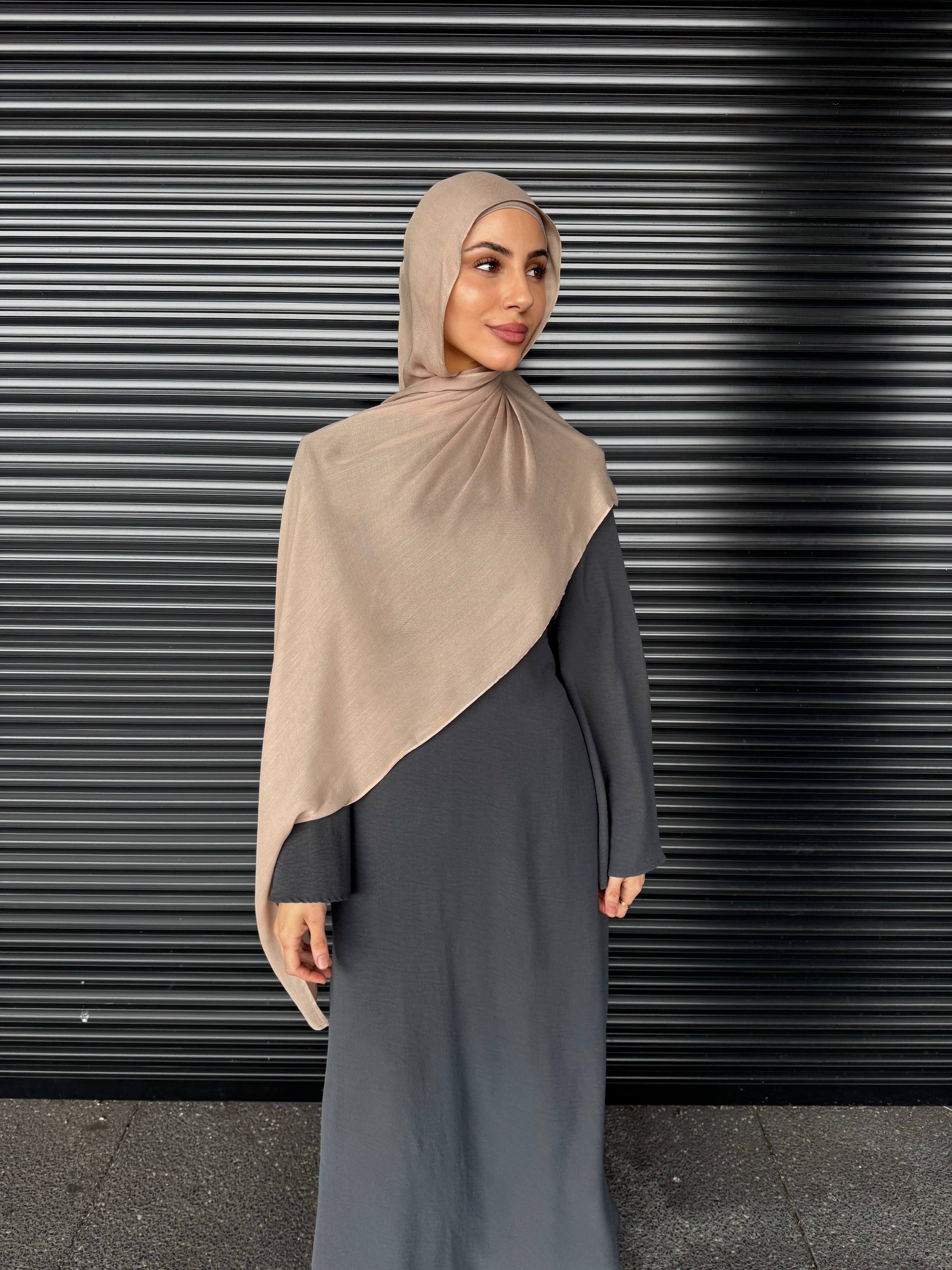 Modal Single Stitch Hijab Set#86