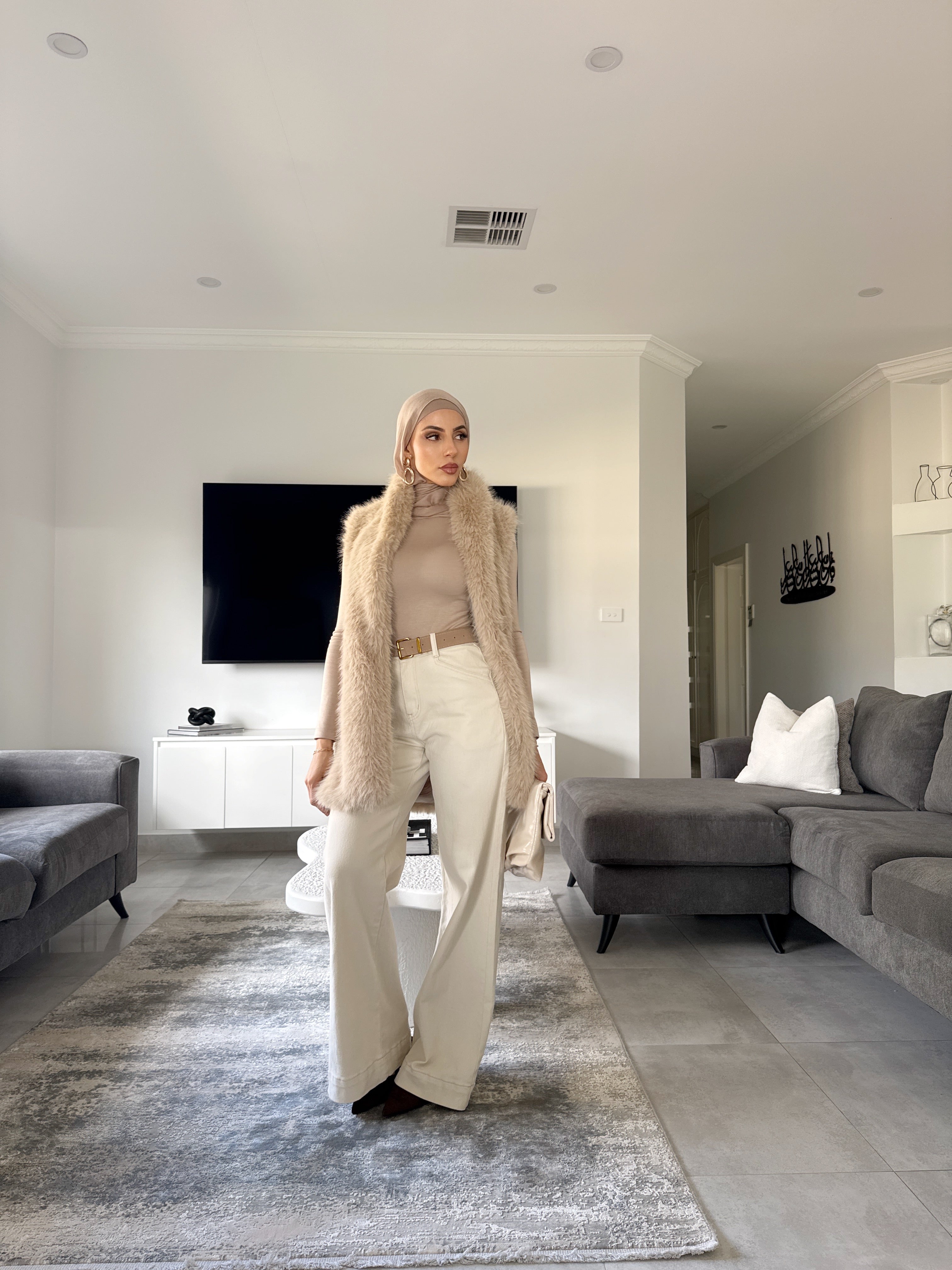 Bella Faux Fur Vest