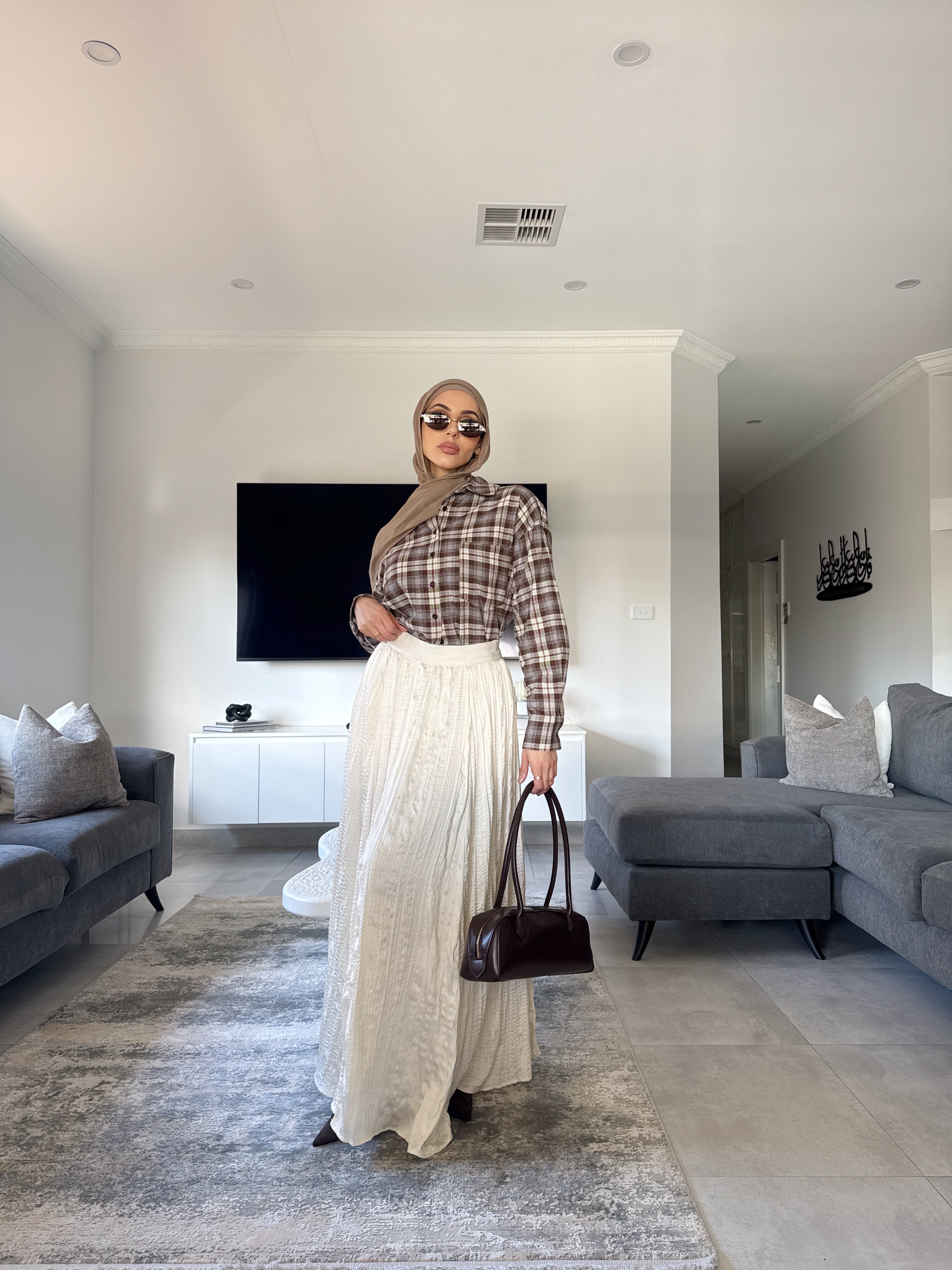 Iyla Pleated skirt