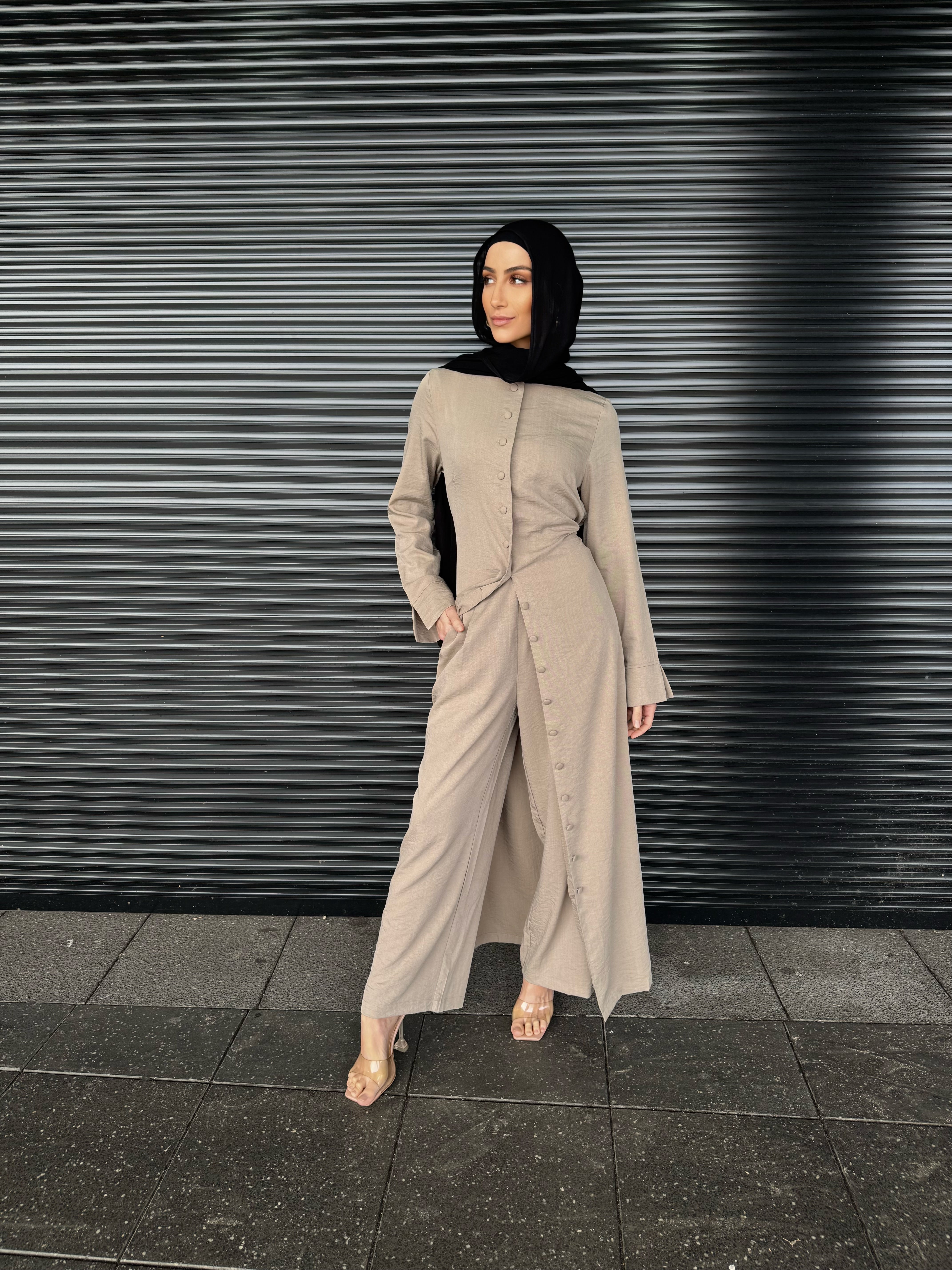 Amy long blazer set