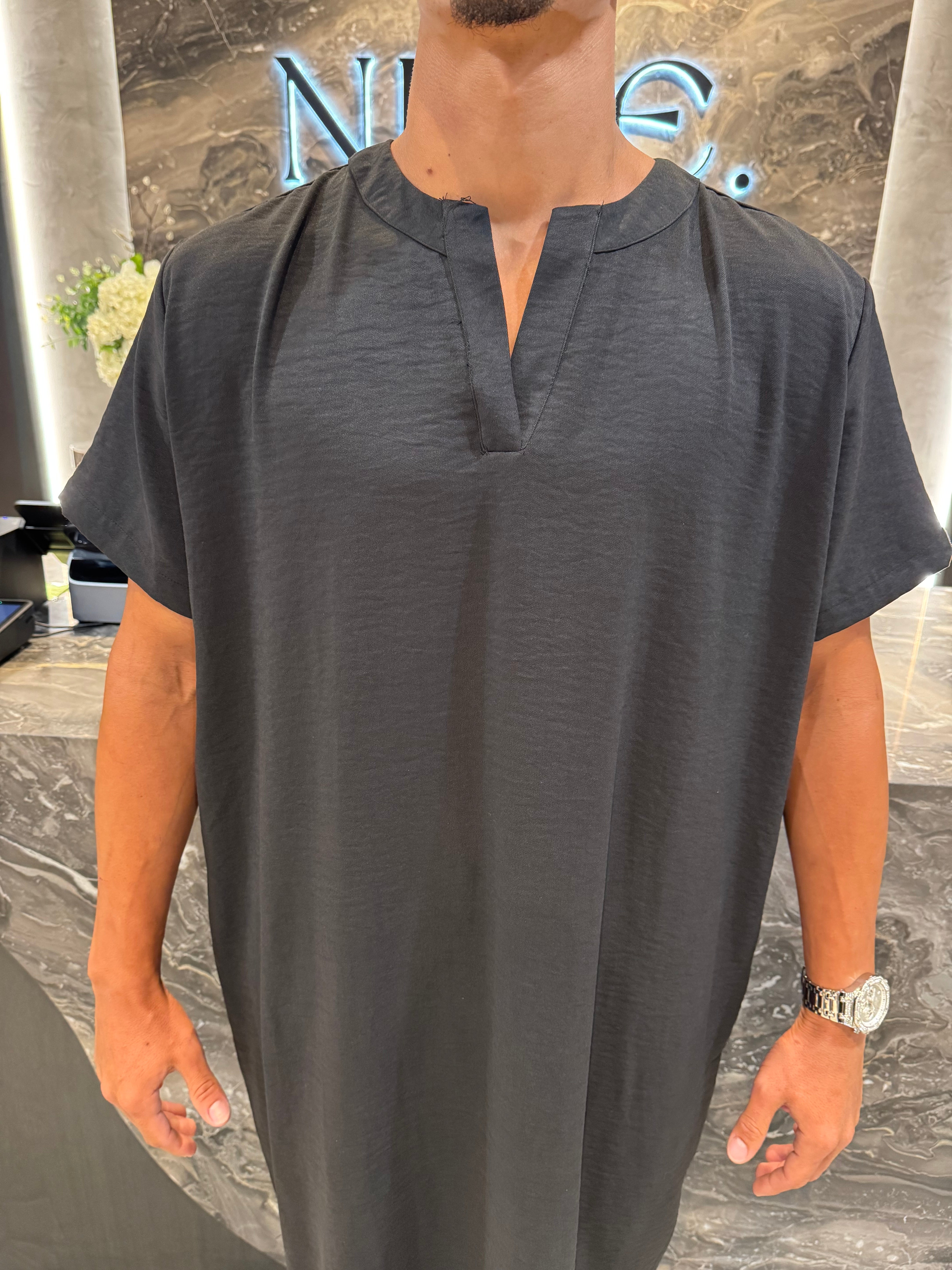 Men's Short Sleeve Abaya