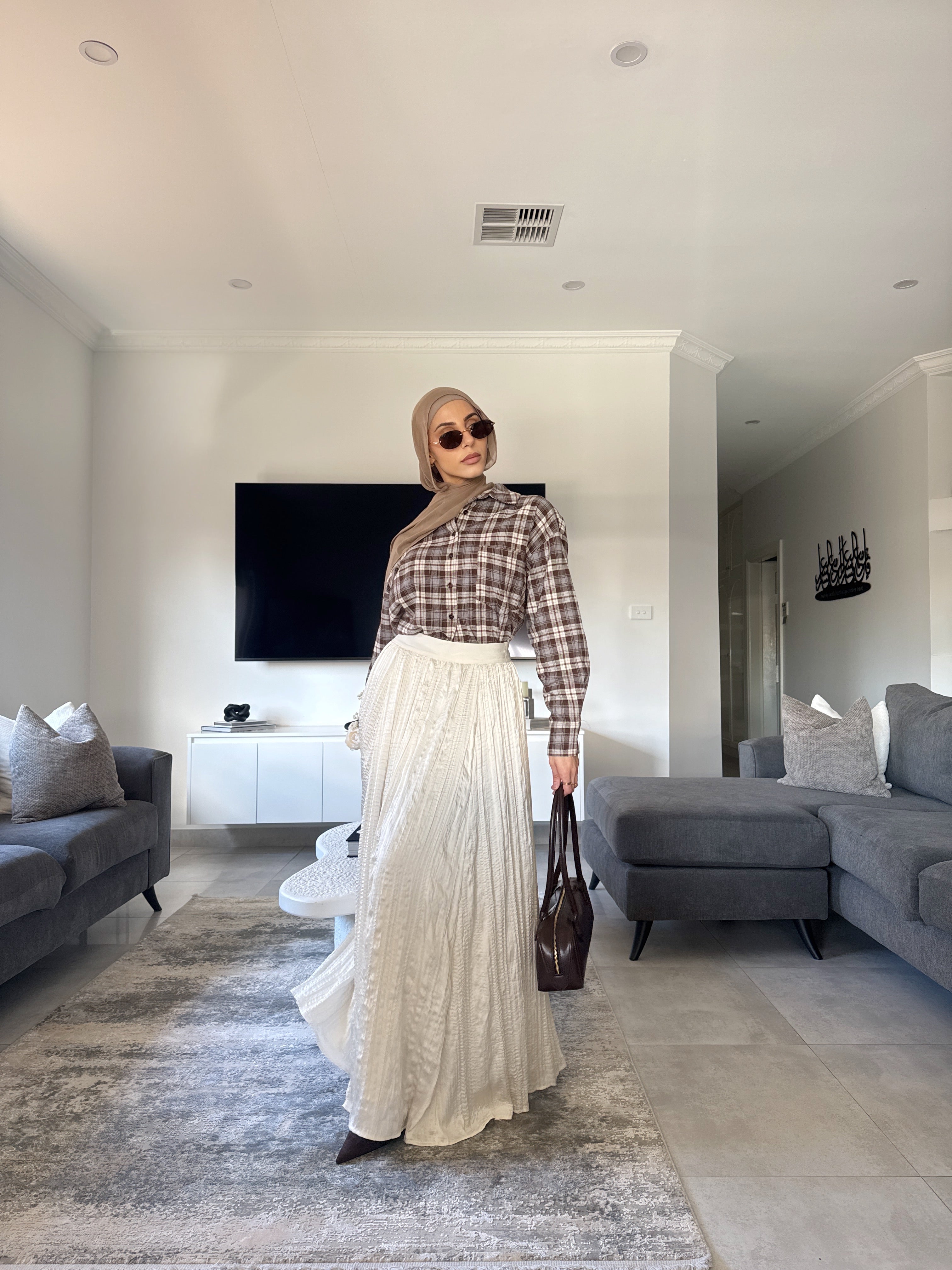 Iyla Pleated skirt