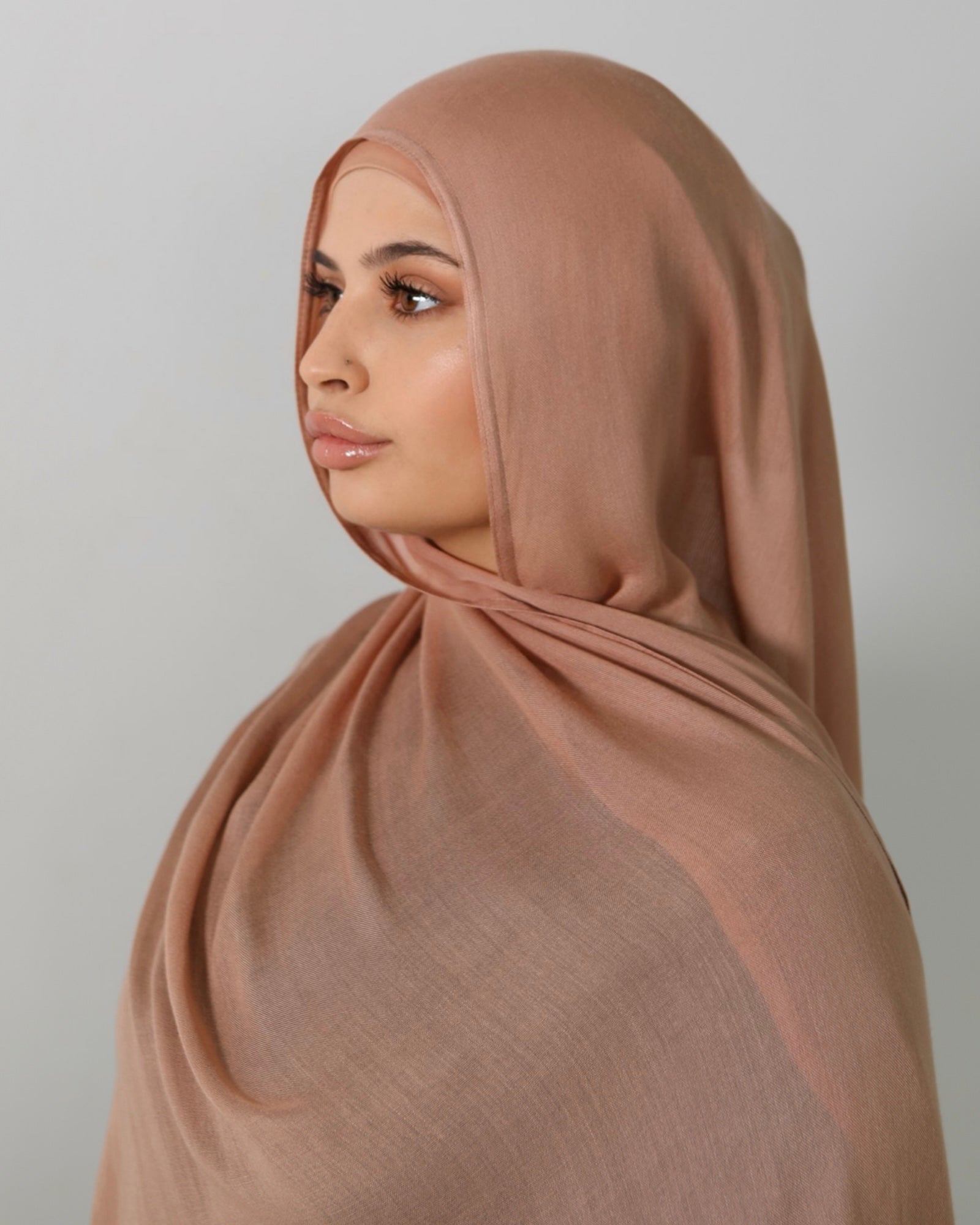 Hage Hijab Collection Dark Peach #10