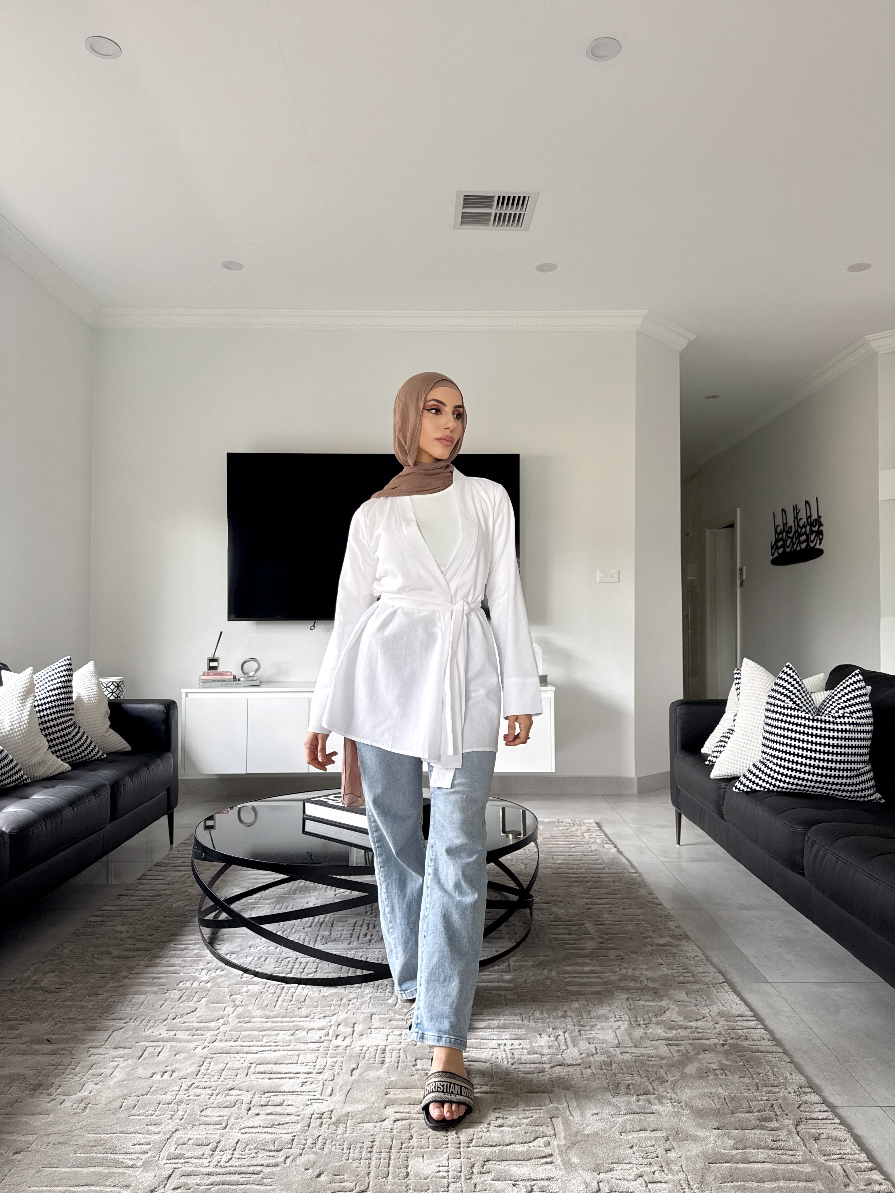 Mia short linen set