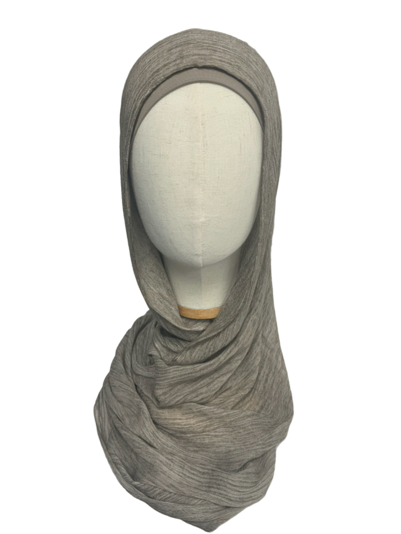 Crinkled hijab # 62 warm beige