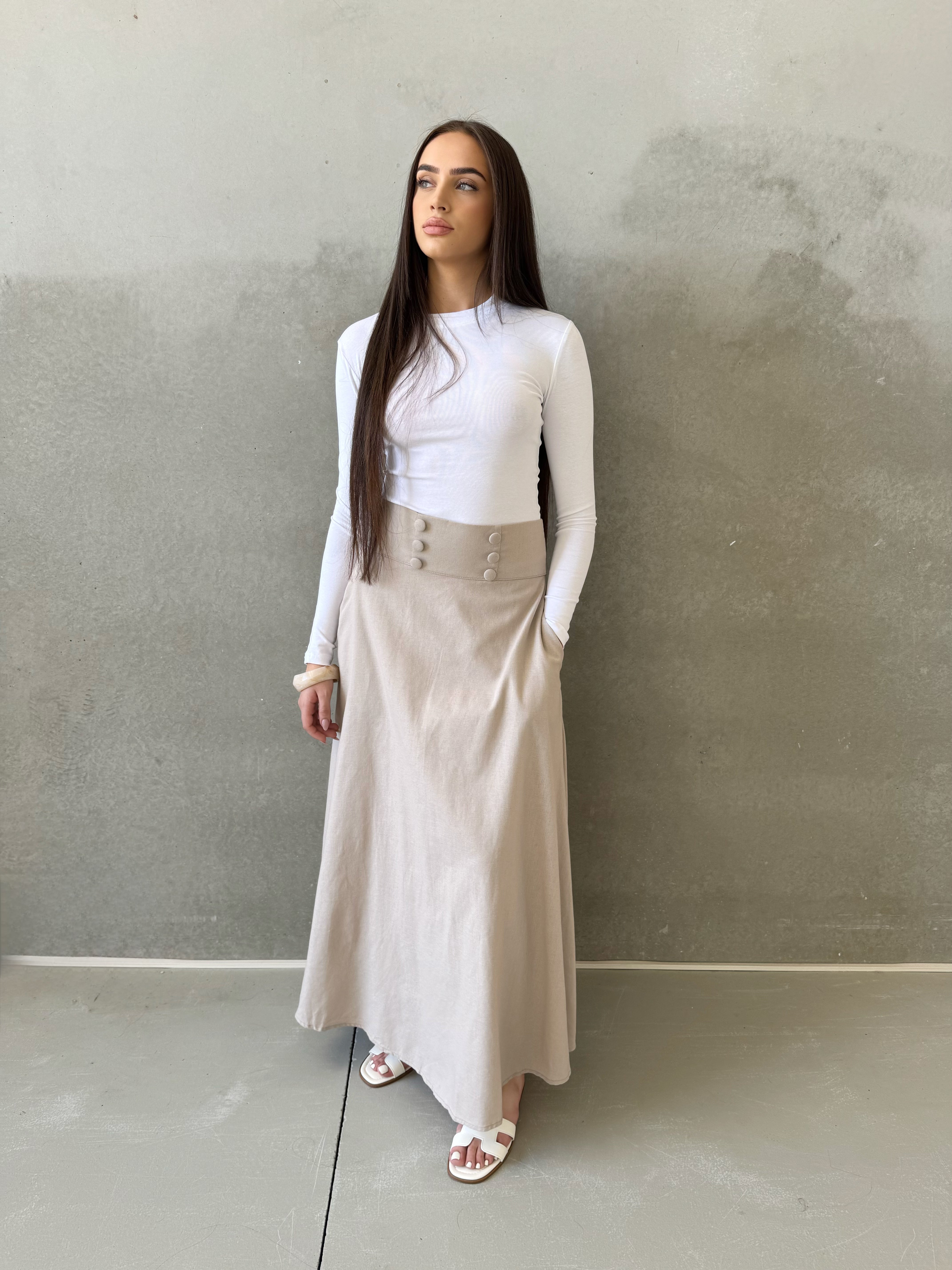 Sabrina Linen Skirt