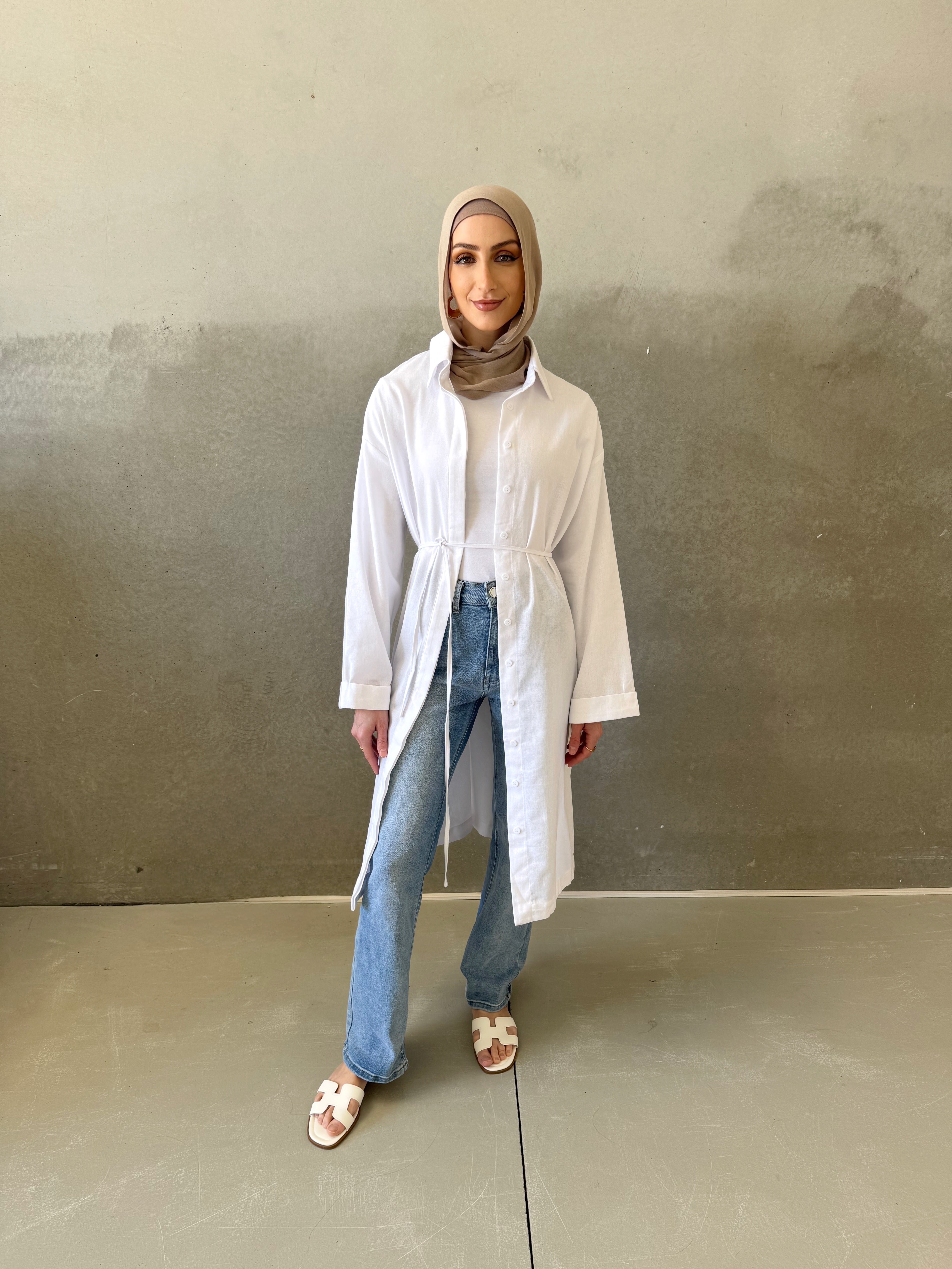 Neri oversized Linen Shirt
