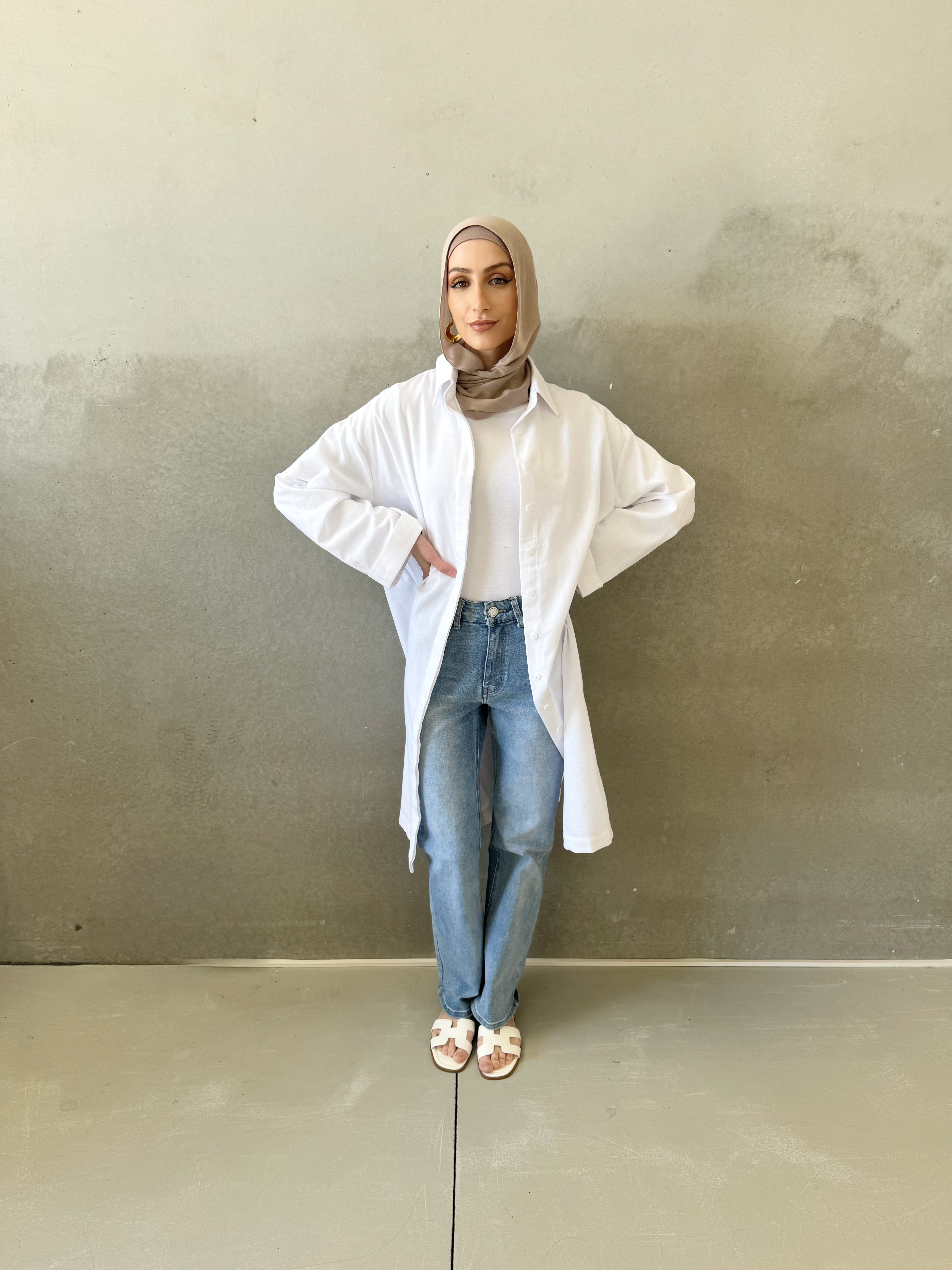 Neri oversized Linen Shirt