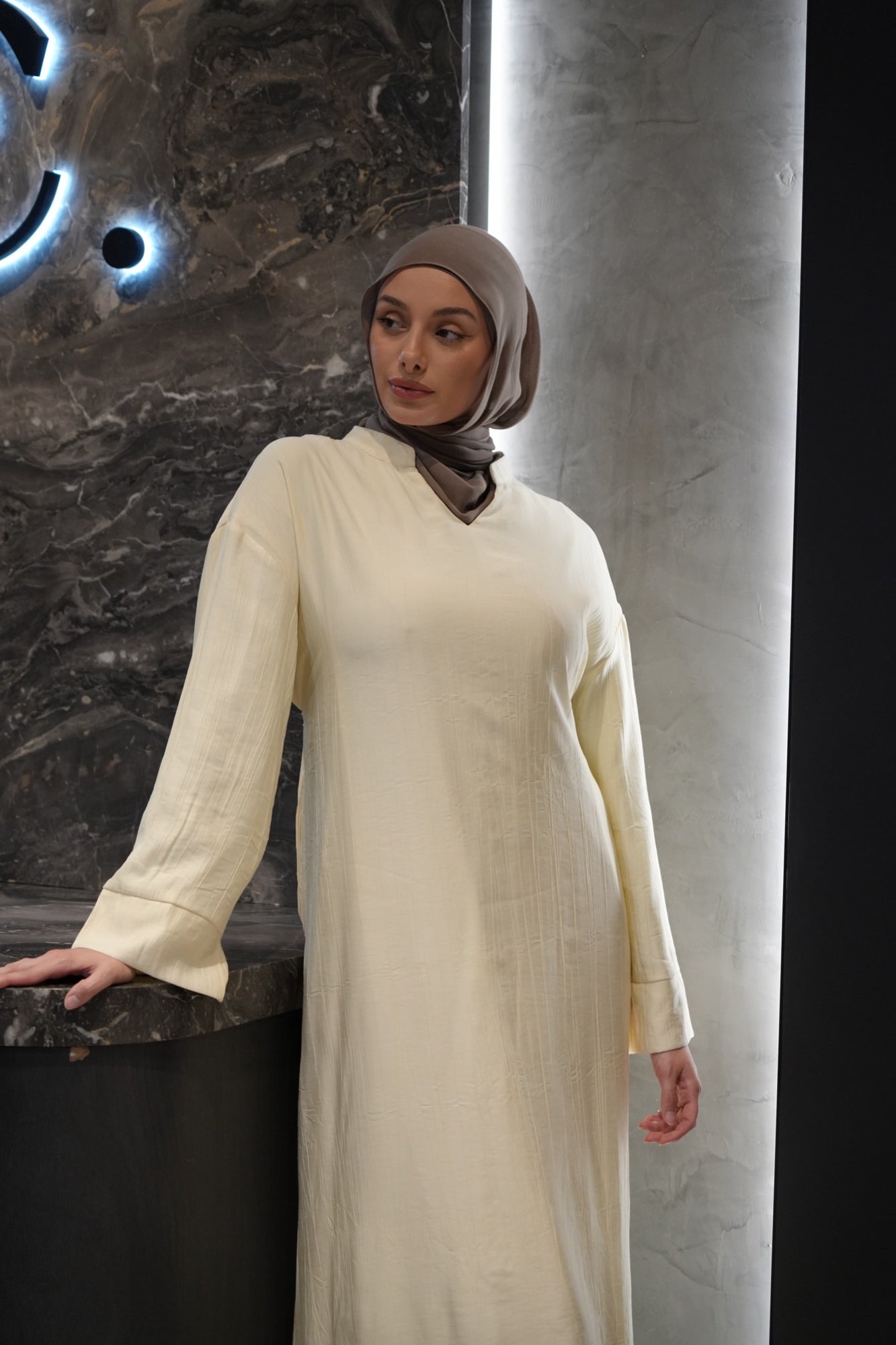 Lamia Abaya Dress