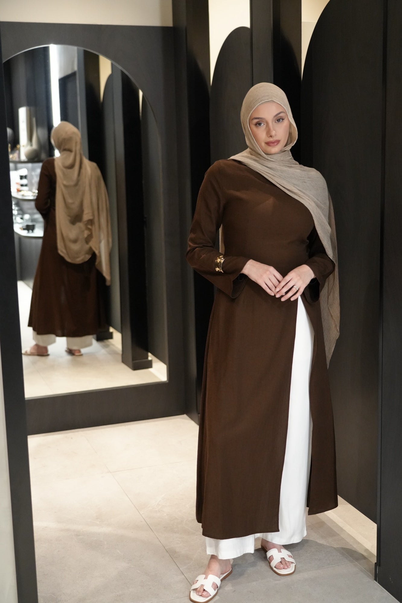 Shayla Linen Long Top