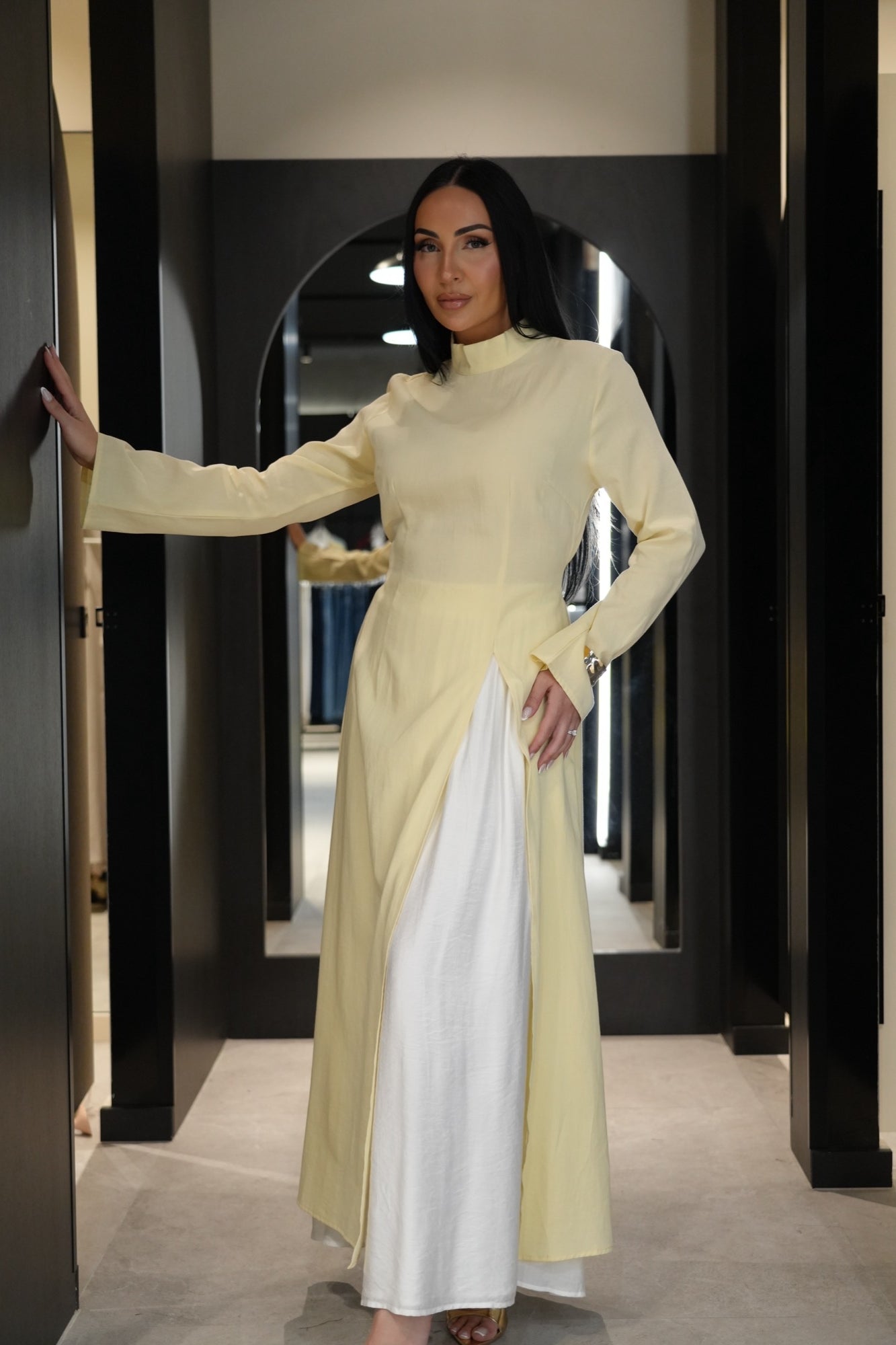 Shayla Linen Long Top