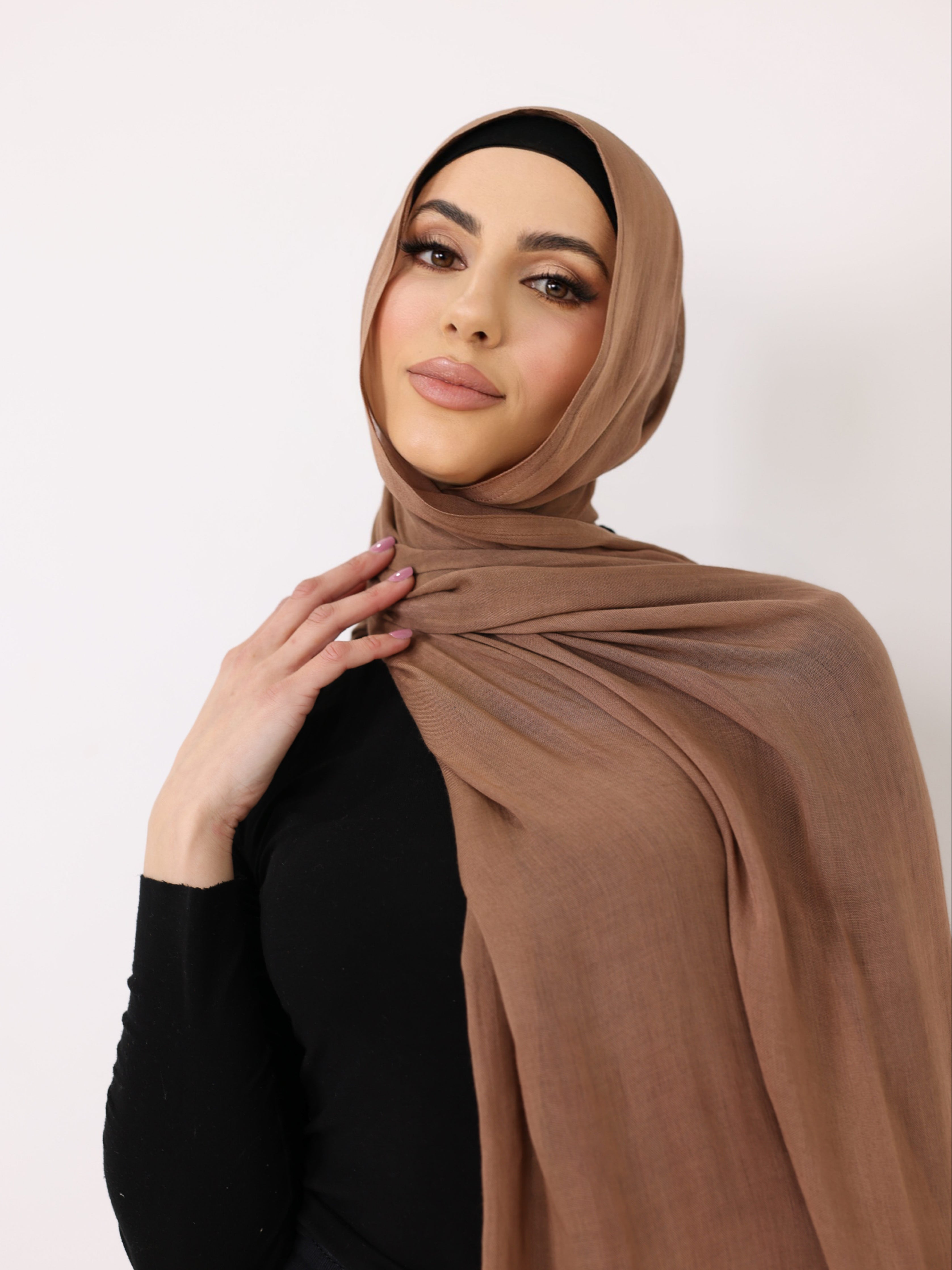 Jamila Cotton Shawl Copper