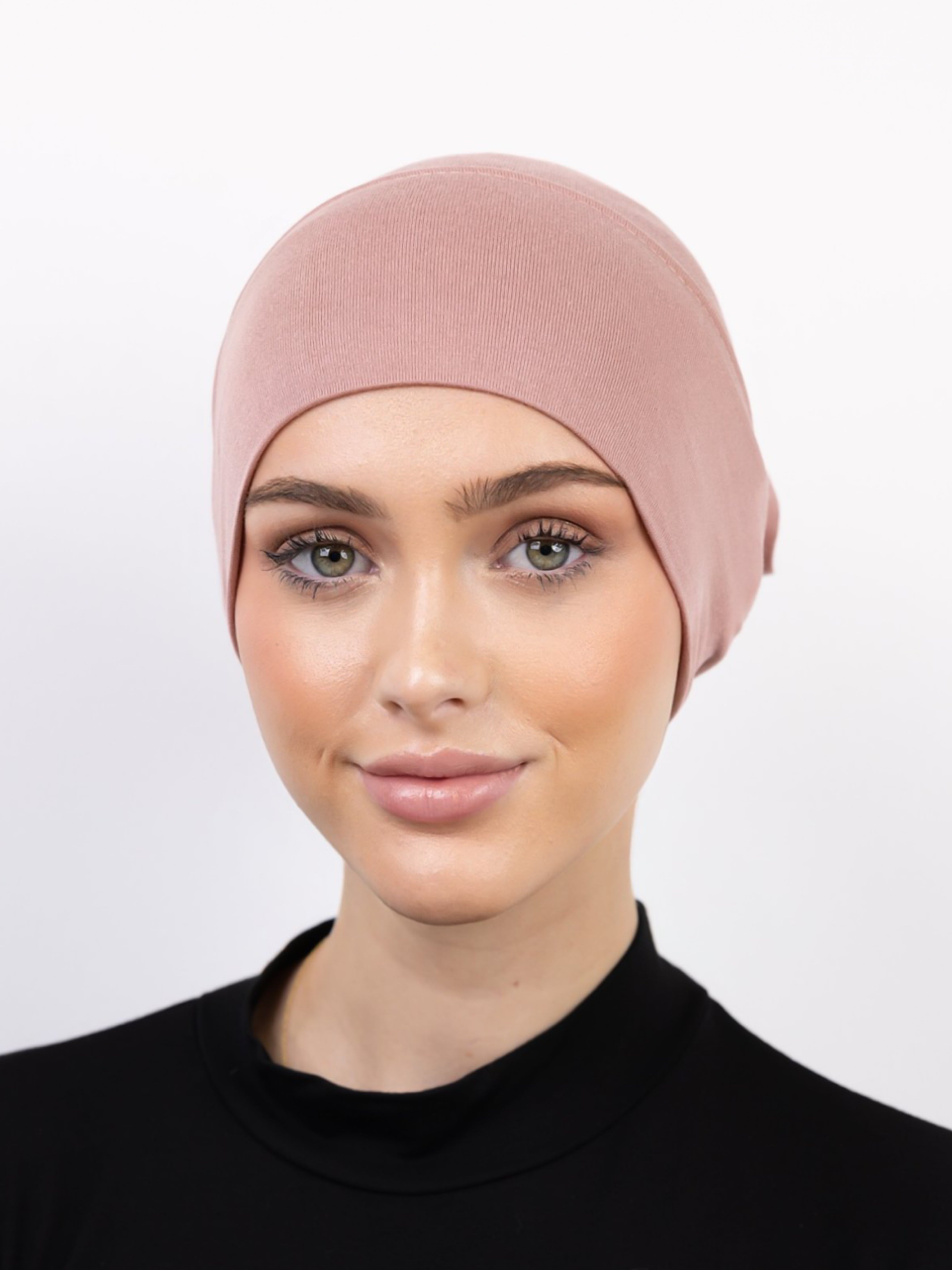 Jersey Cotton Open Undercap Rose Pink