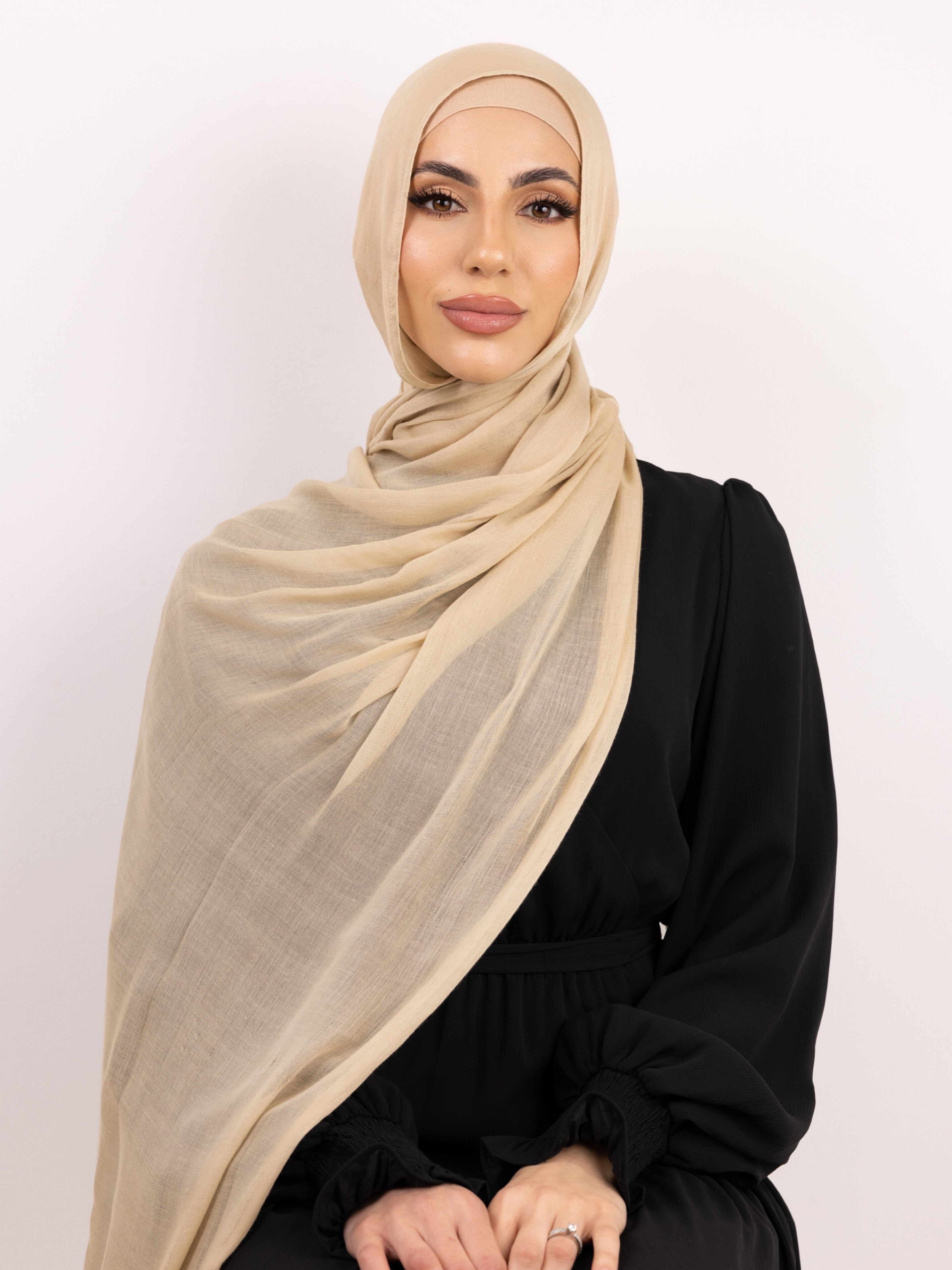 Jamila Cotton Shawl Nude