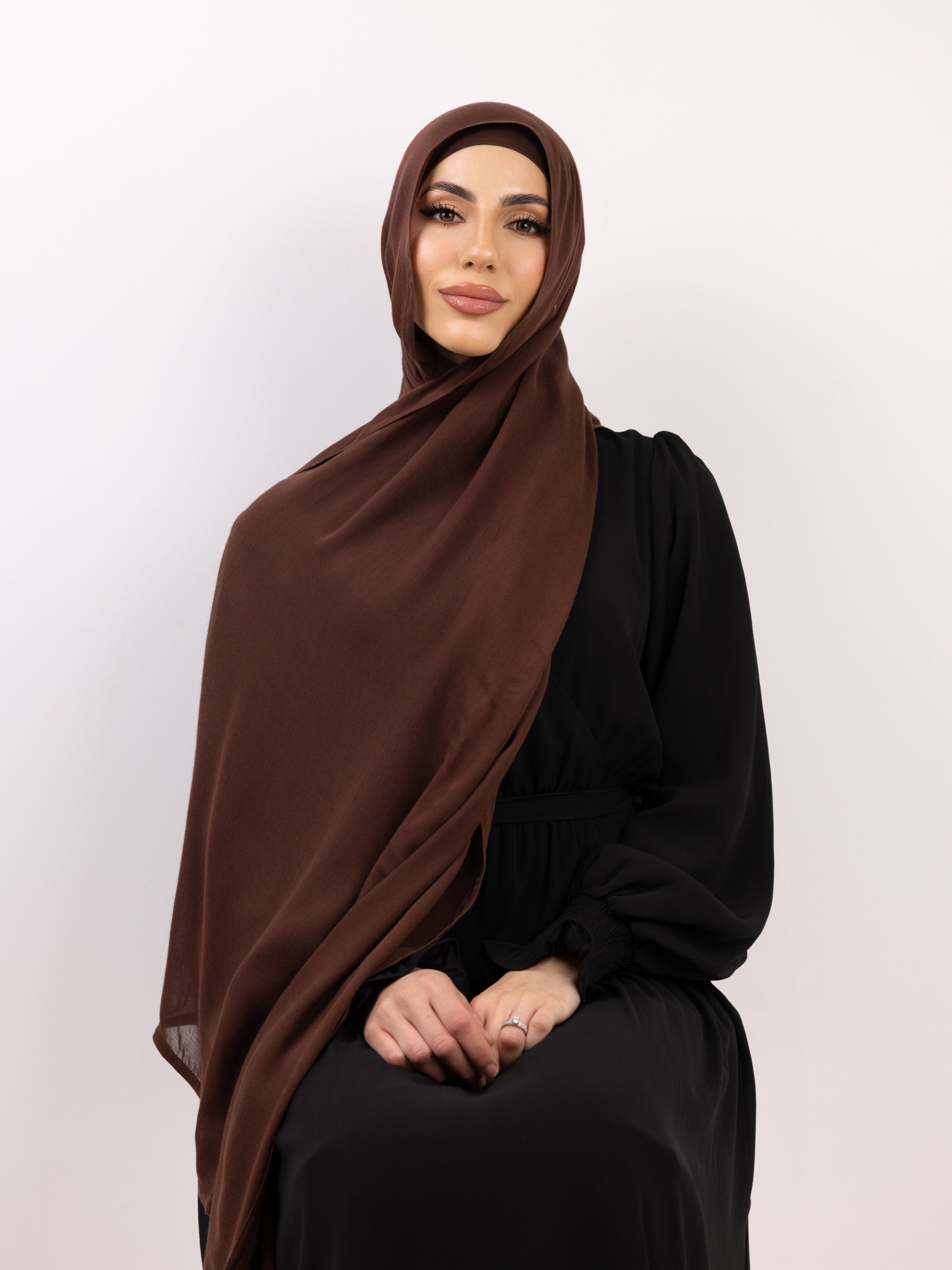 Jamila Cotton Shawl Almond