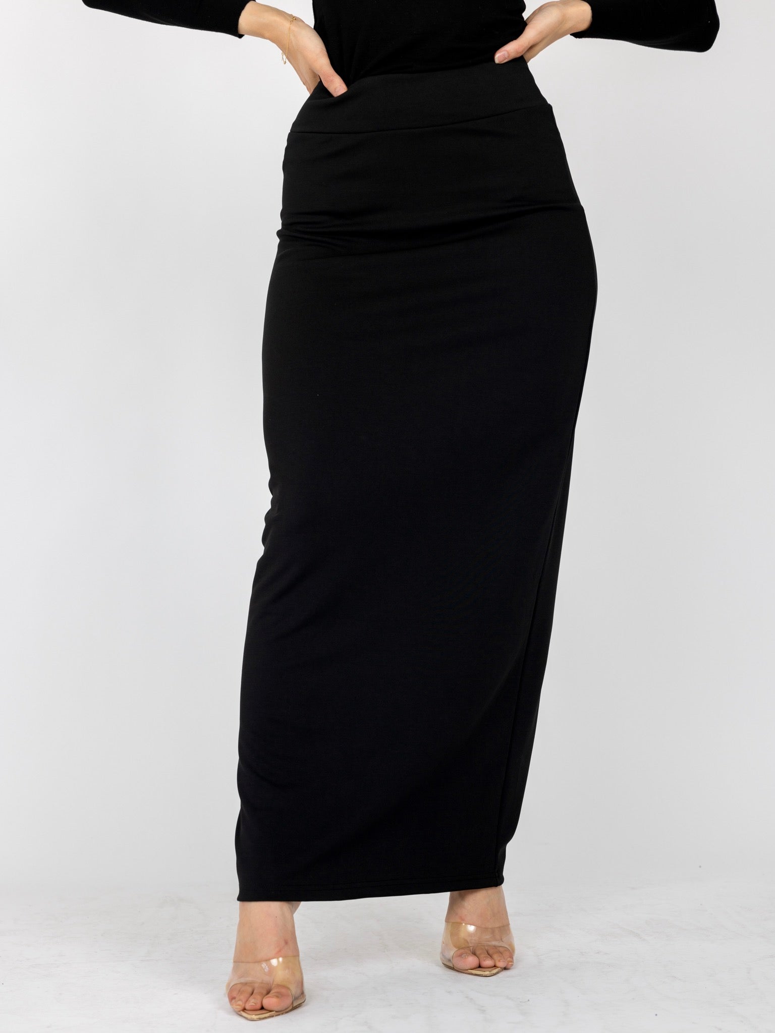 Straight Cut Pencil Skirt