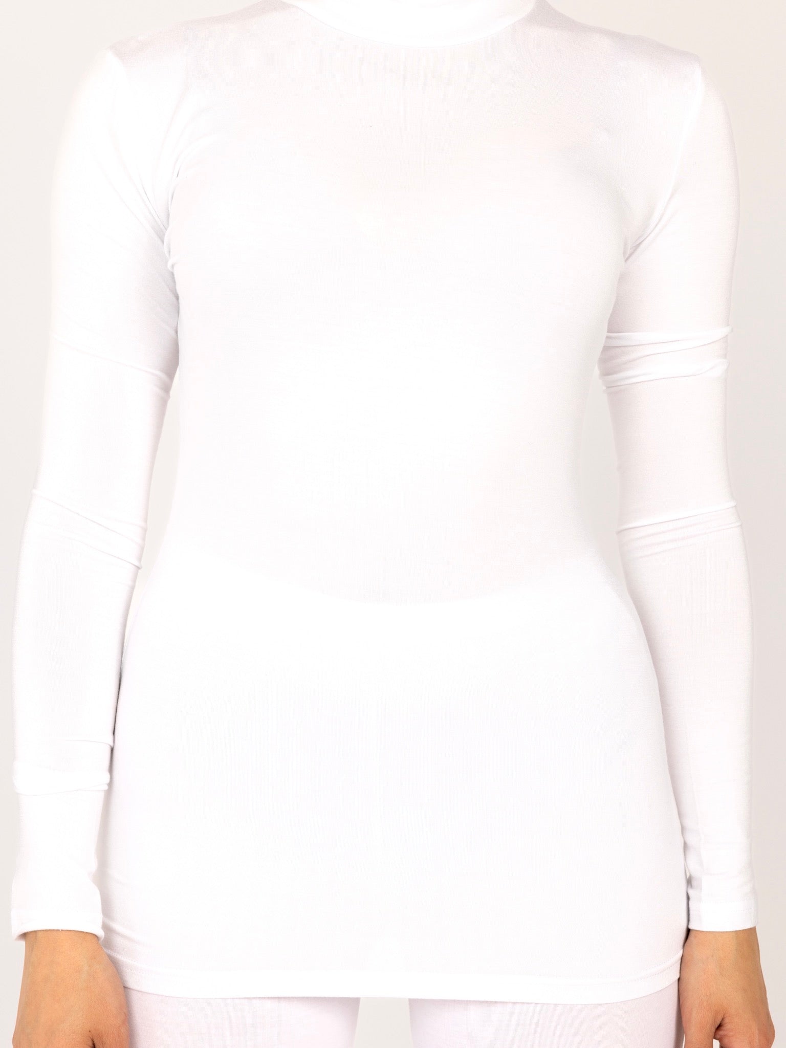 High-Neck Japanese Cotton Body Top